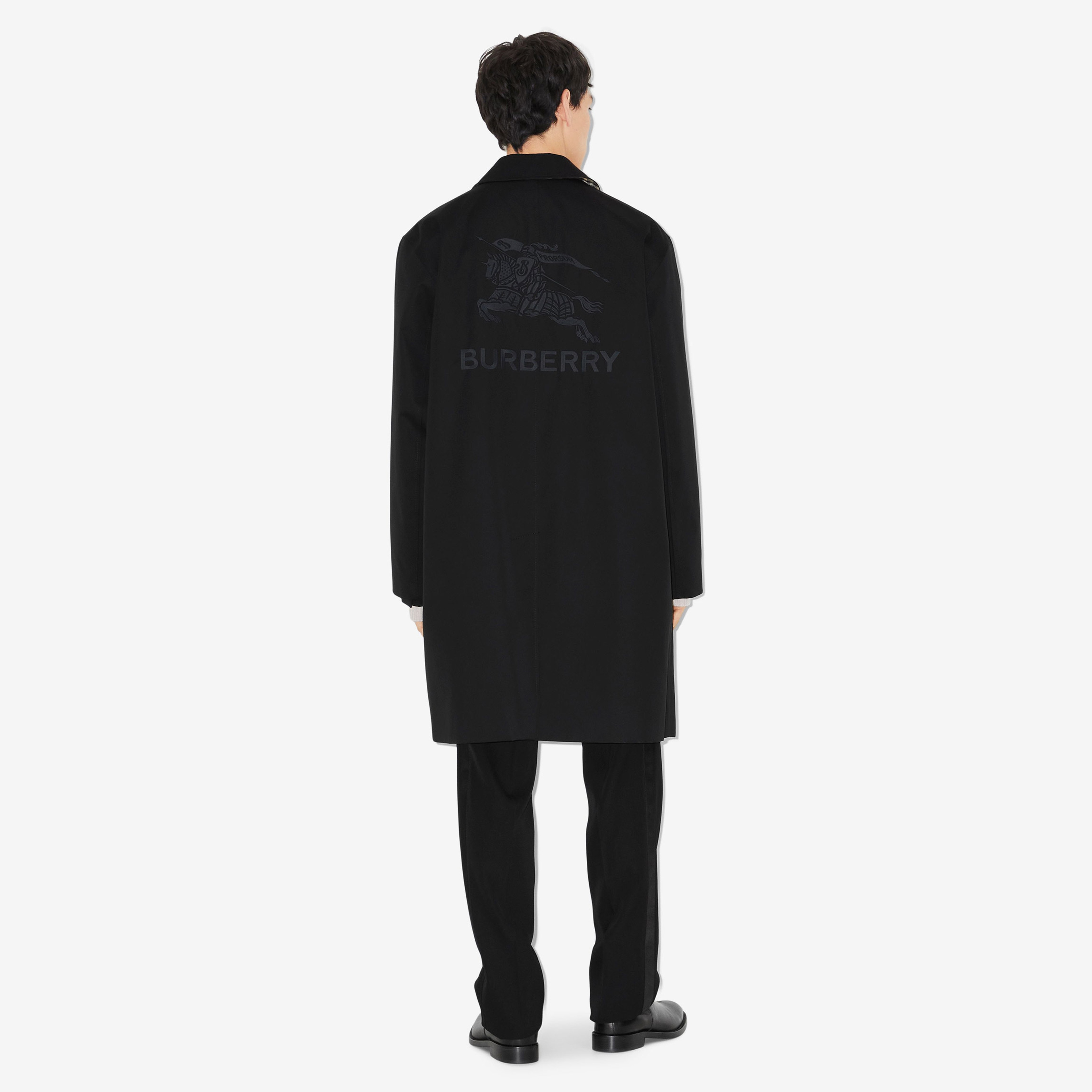 Burberry Erkek Siyah Pardesu