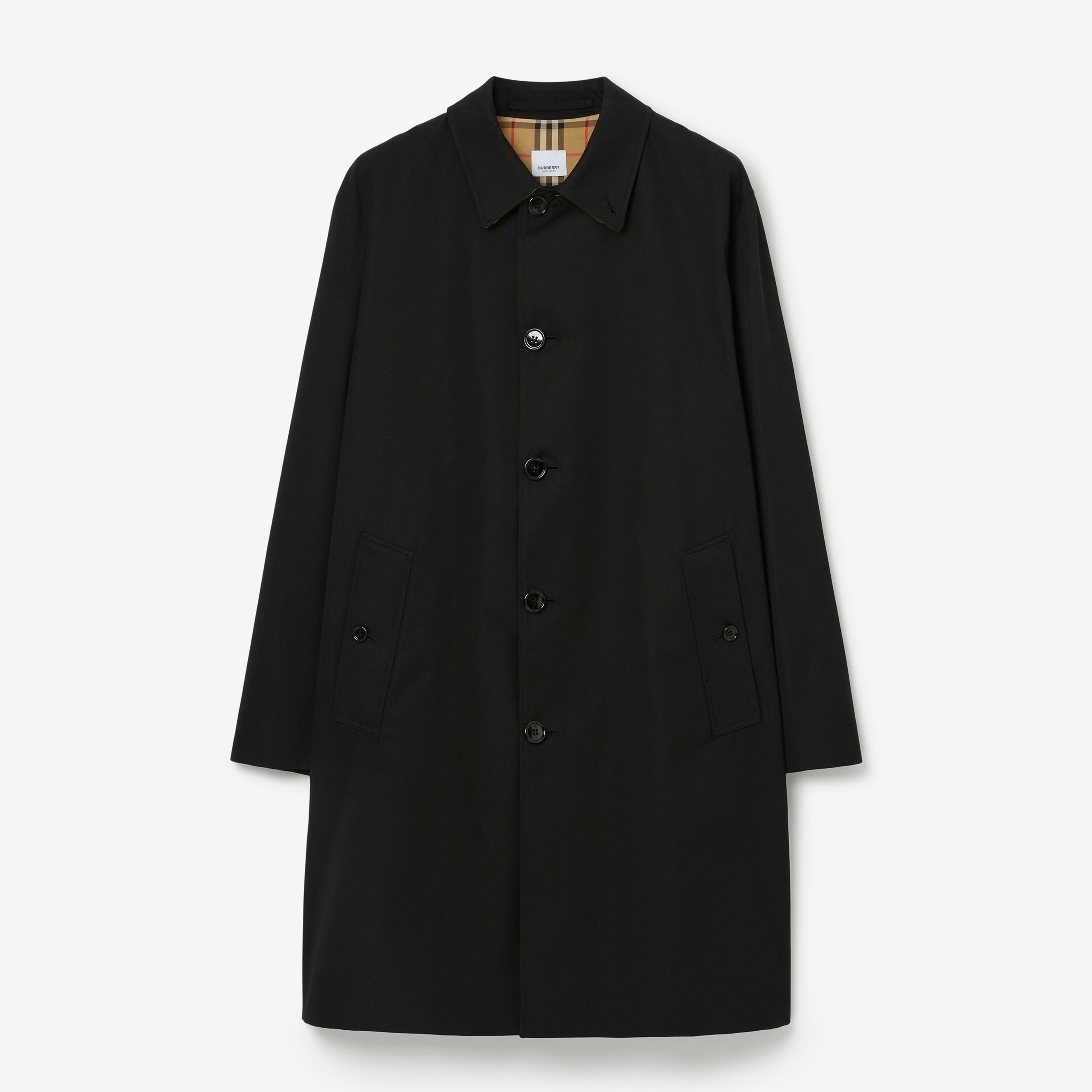 Burberry Erkek Siyah Pardesu