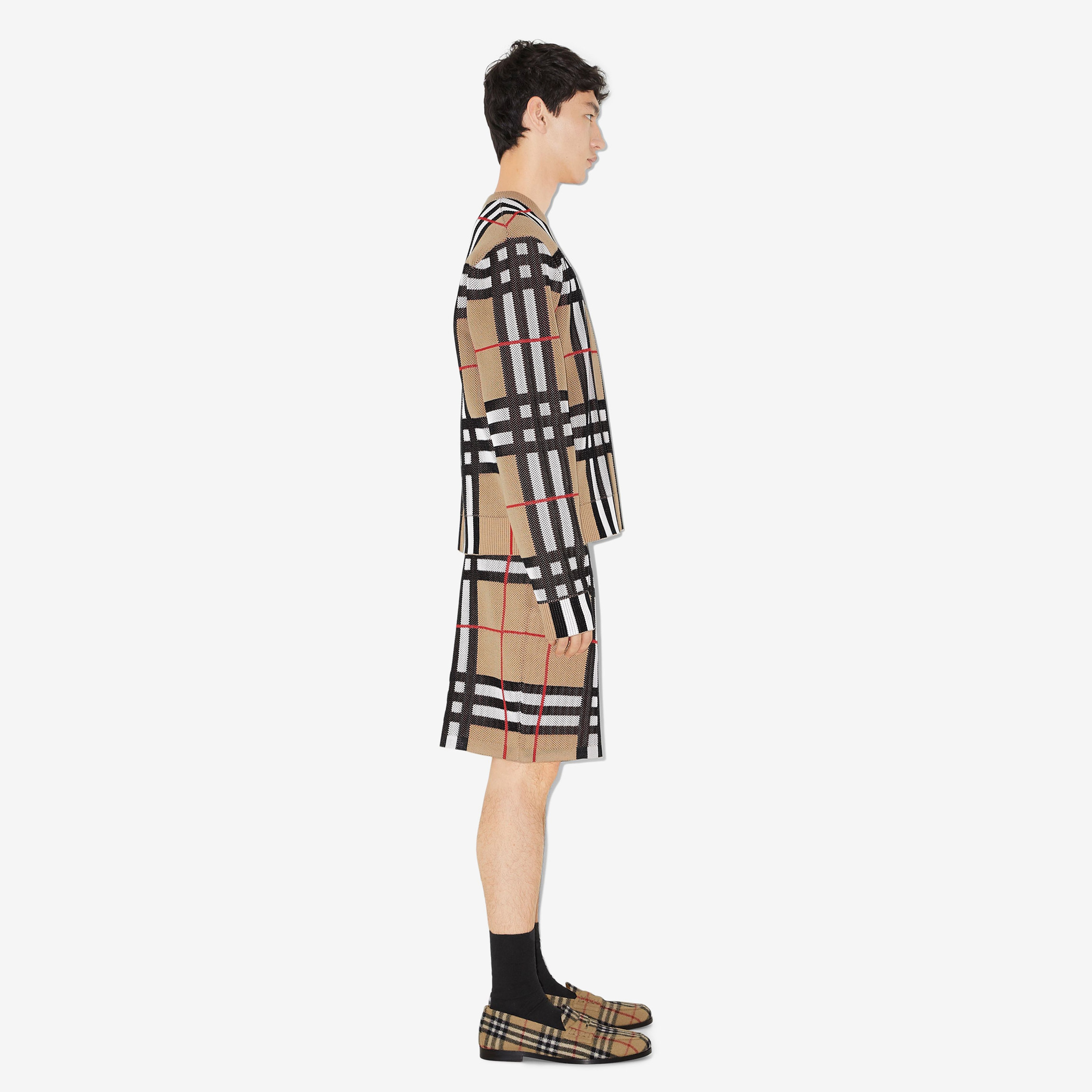 Burberry Erkek Bej Triko