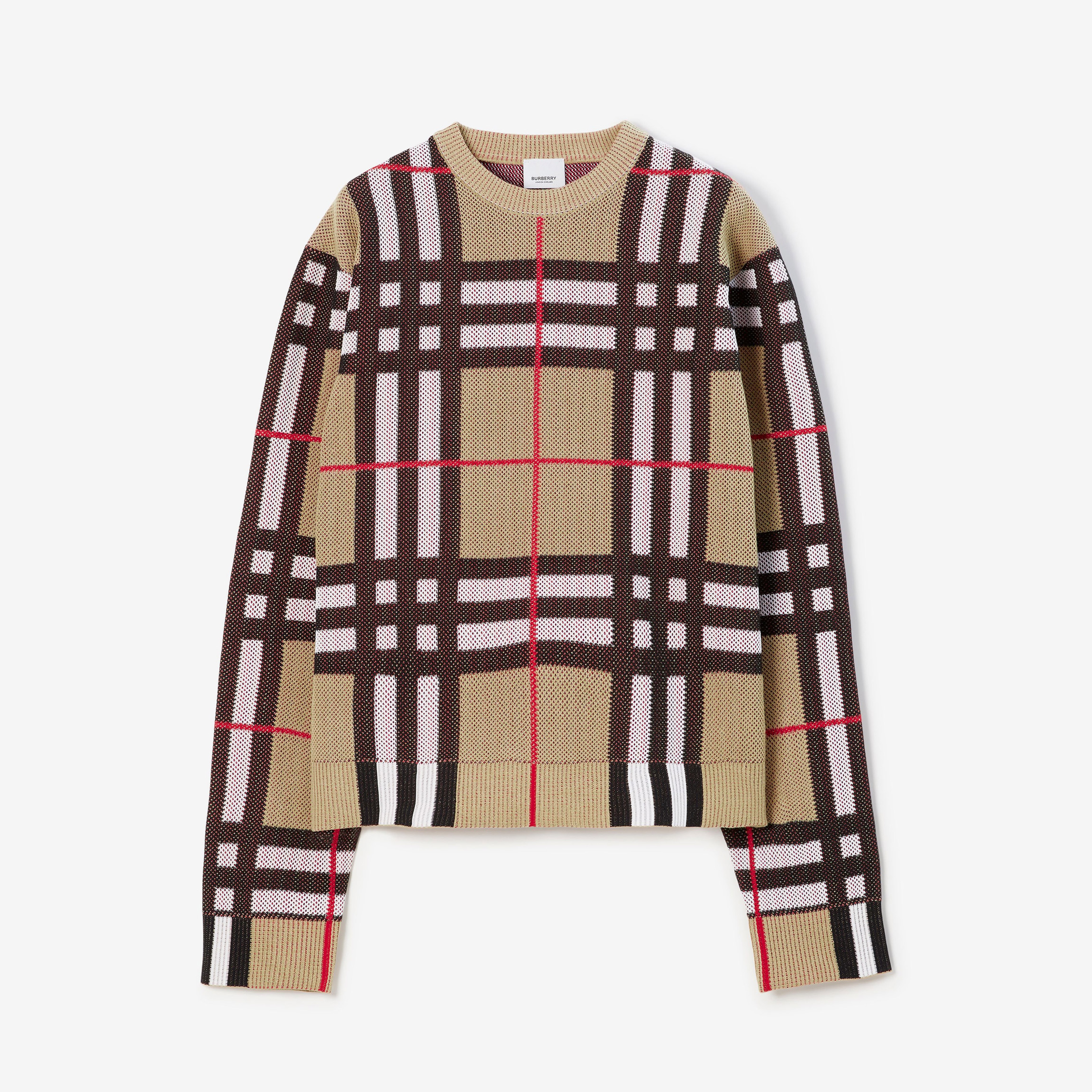 Burberry Erkek Bej Triko