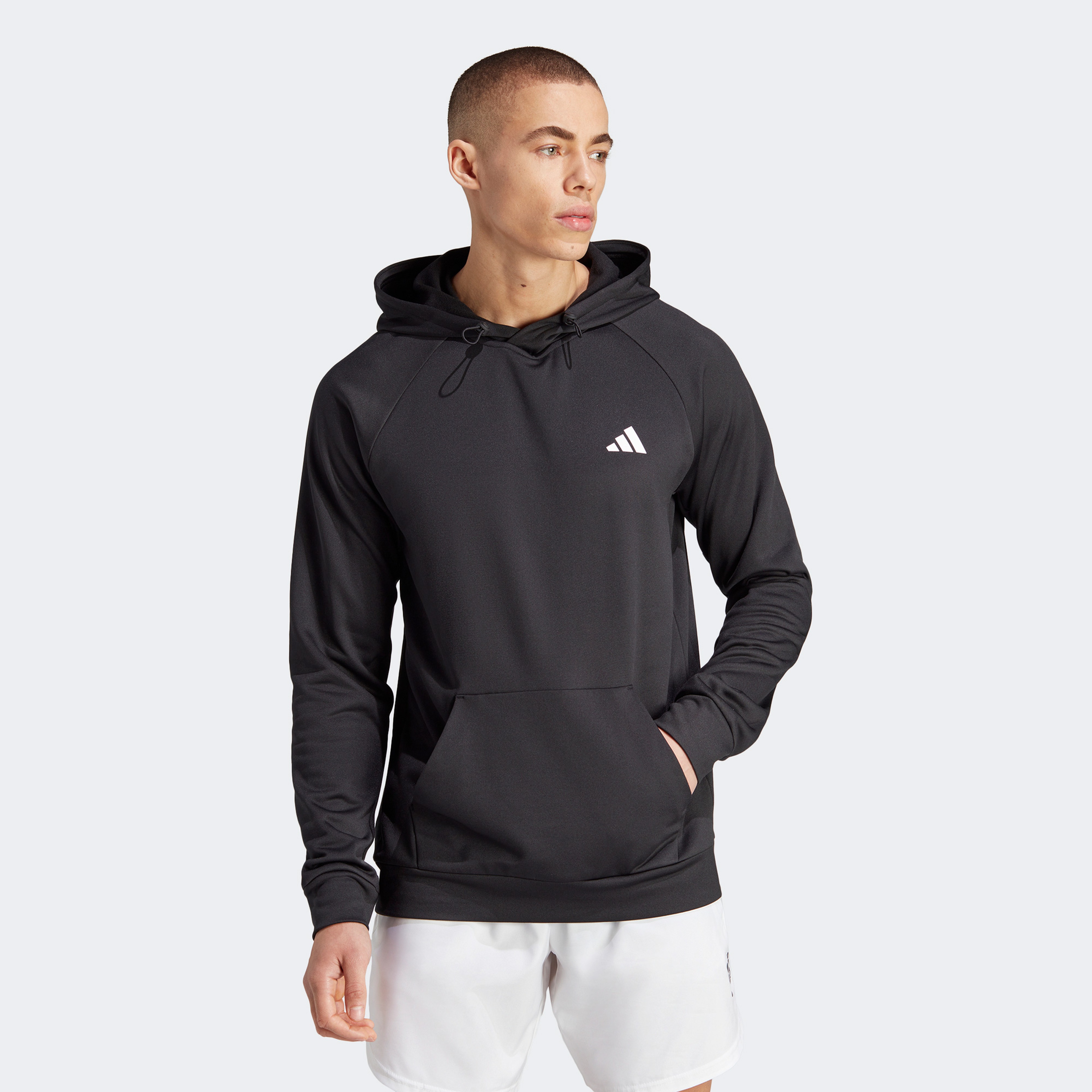 adidas Game And Go Small Logo Erkek Siyah Günlük Sweatshirt