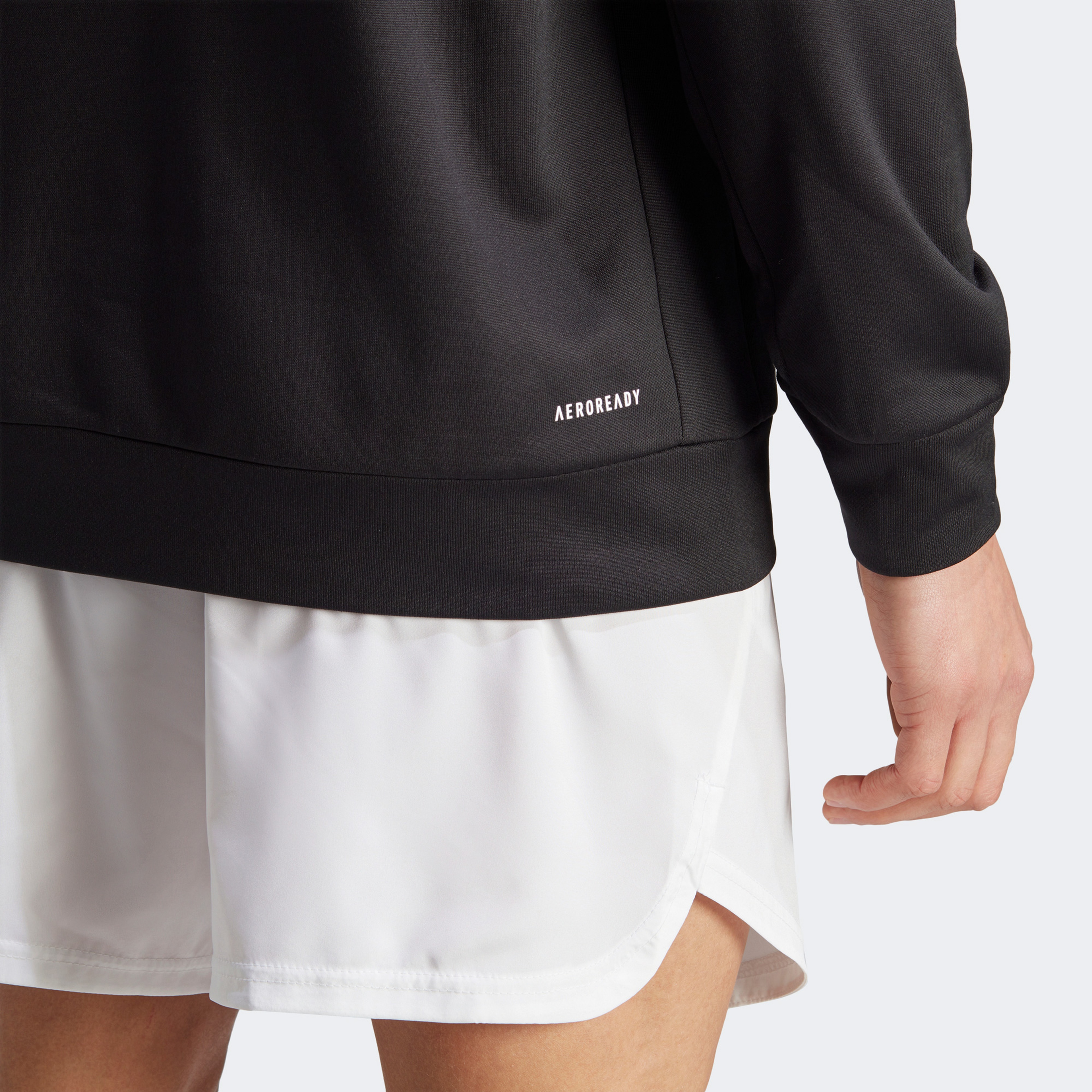 adidas Game And Go Small Logo Erkek Siyah Günlük Sweatshirt