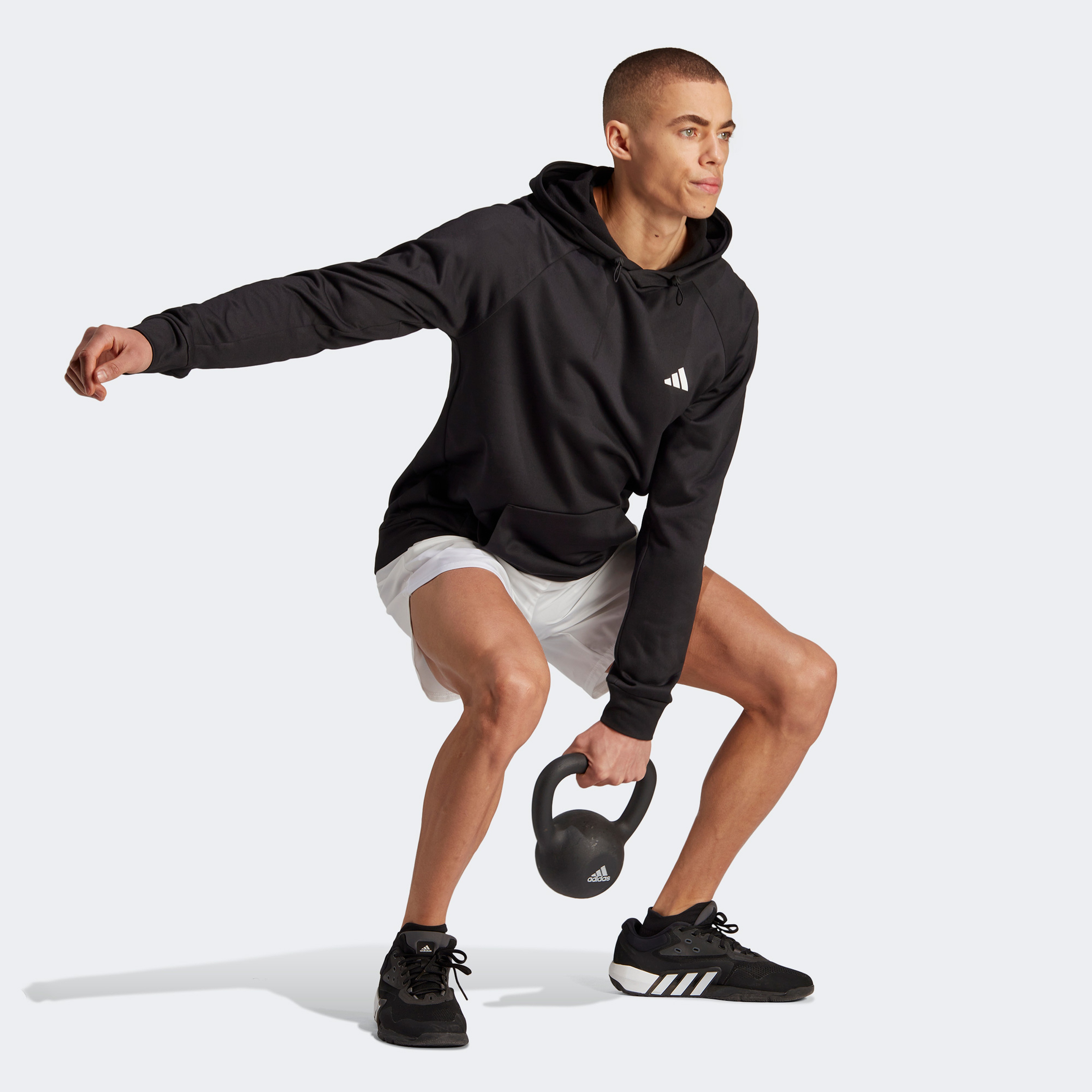 adidas Game And Go Small Logo Erkek Siyah Günlük Sweatshirt