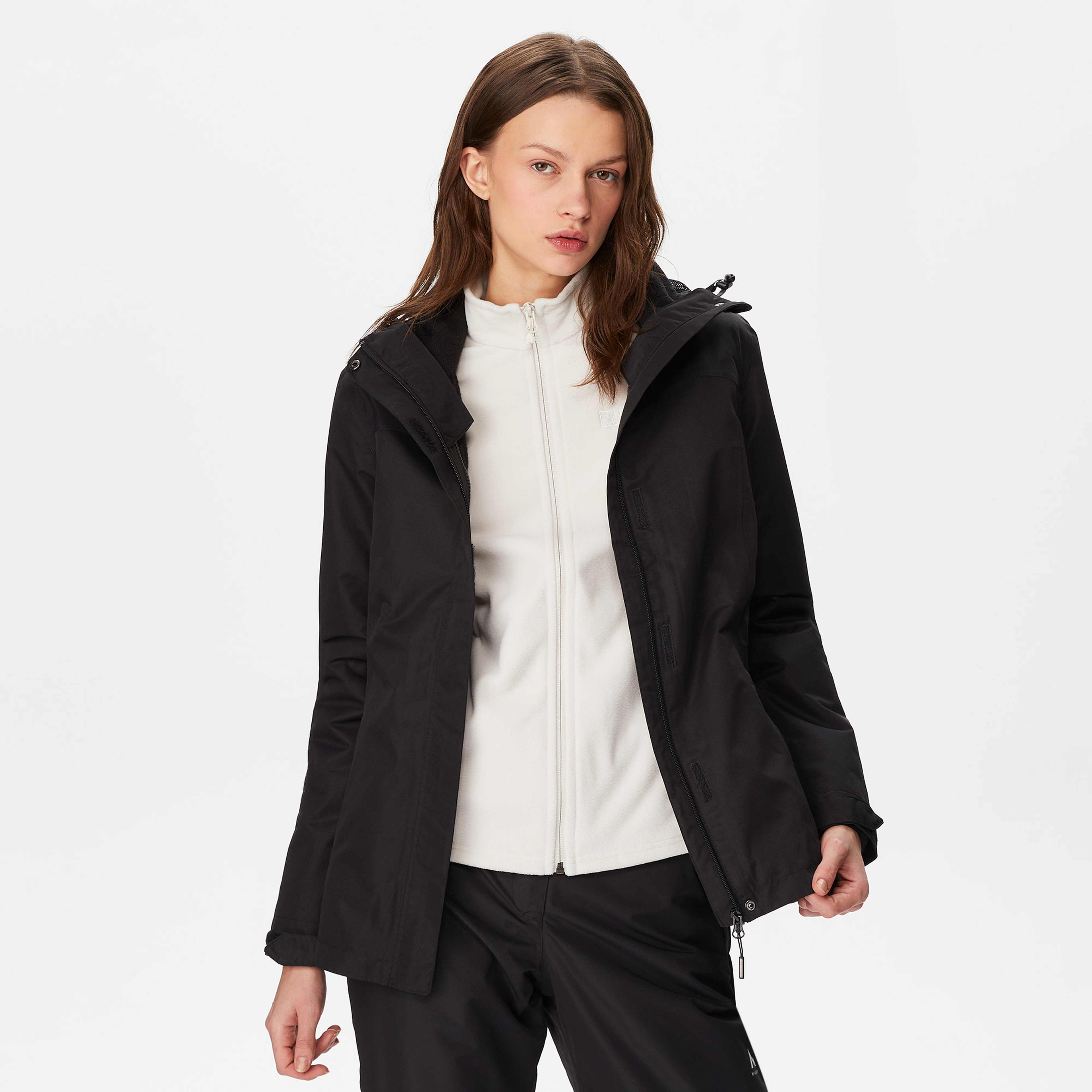 Mc Kinley Terang 3in1 Kadın Siyah Outdoor Mont