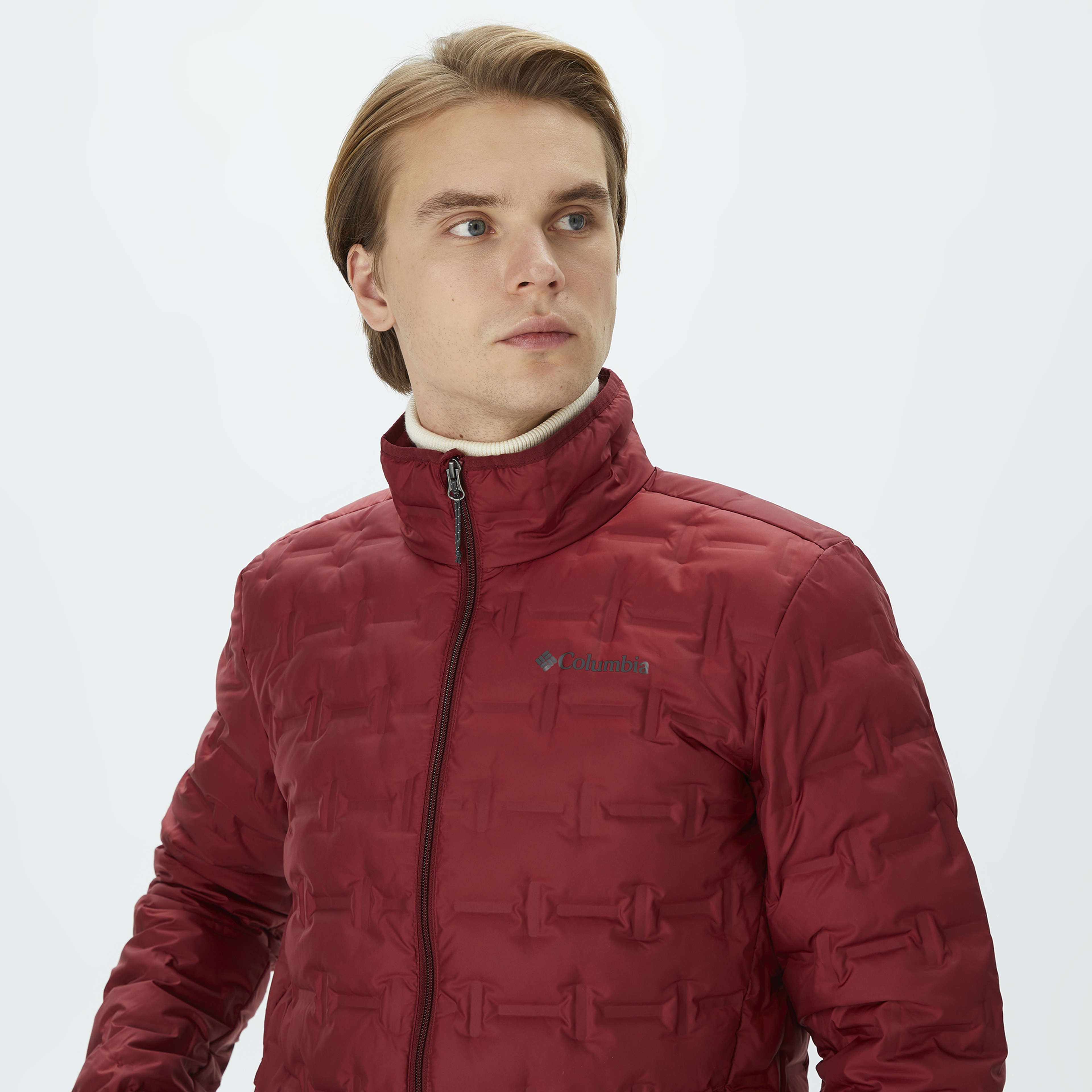 Columbia Delta Ridge Down Full-Zip Erkek Kırmızı Outdoor Mont
