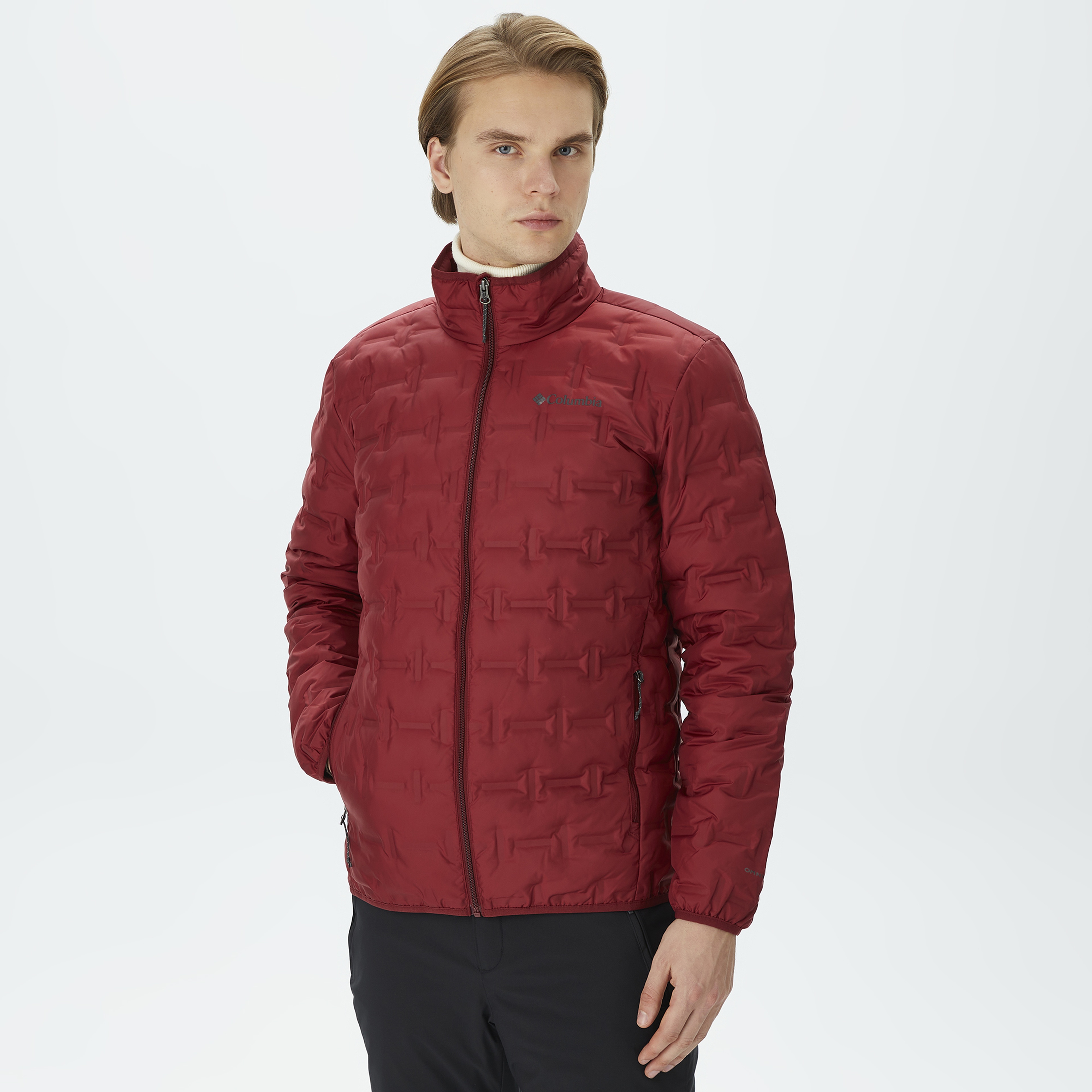 Columbia Delta Ridge Down Full-Zip Erkek Kırmızı Outdoor Mont