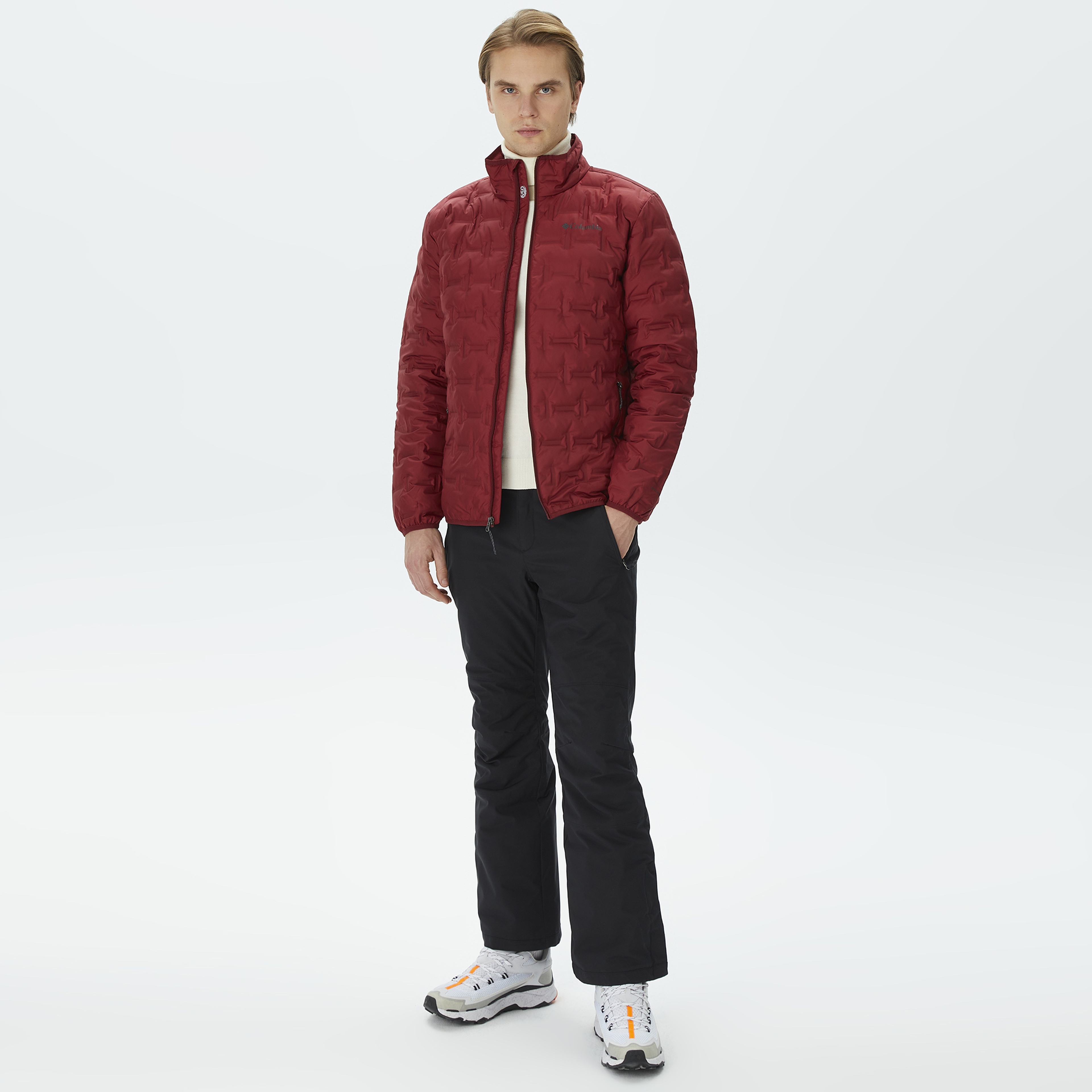 Columbia Delta Ridge Down Full-Zip Erkek Kırmızı Outdoor Mont