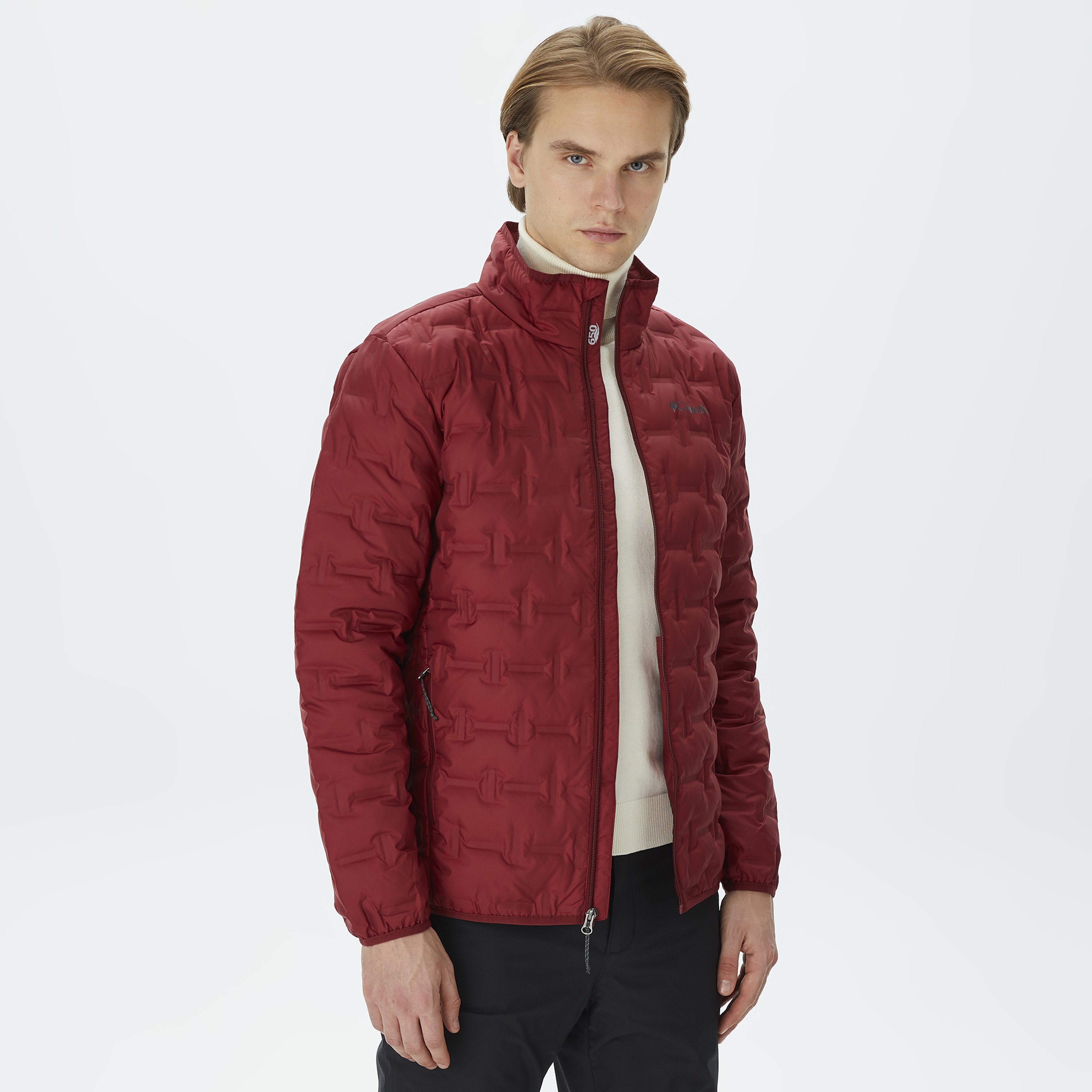 Columbia Delta Ridge Down Full-Zip Erkek Kırmızı Outdoor Mont