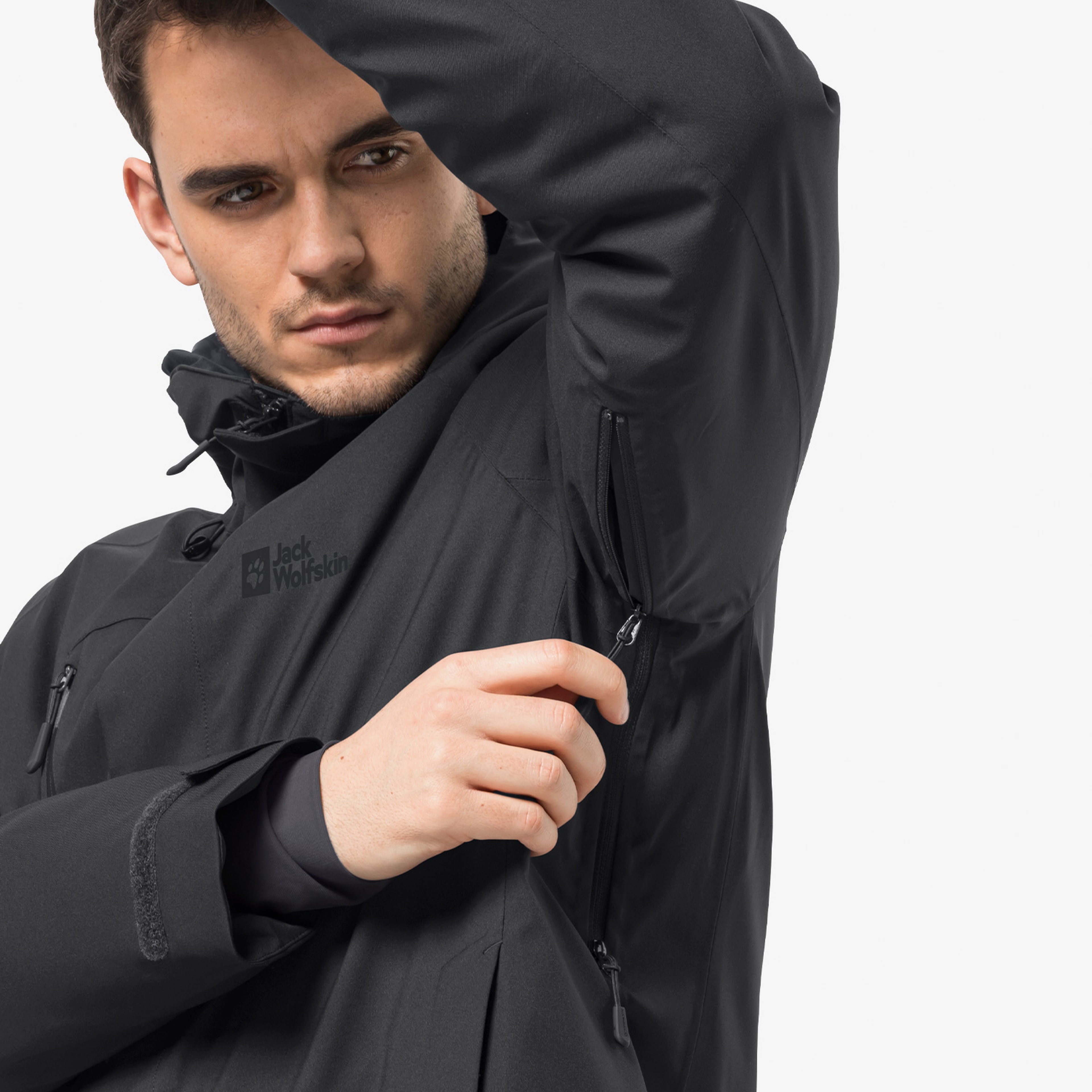 Jack Wolfskin Troposphere Ins Erkek Siyah Mont