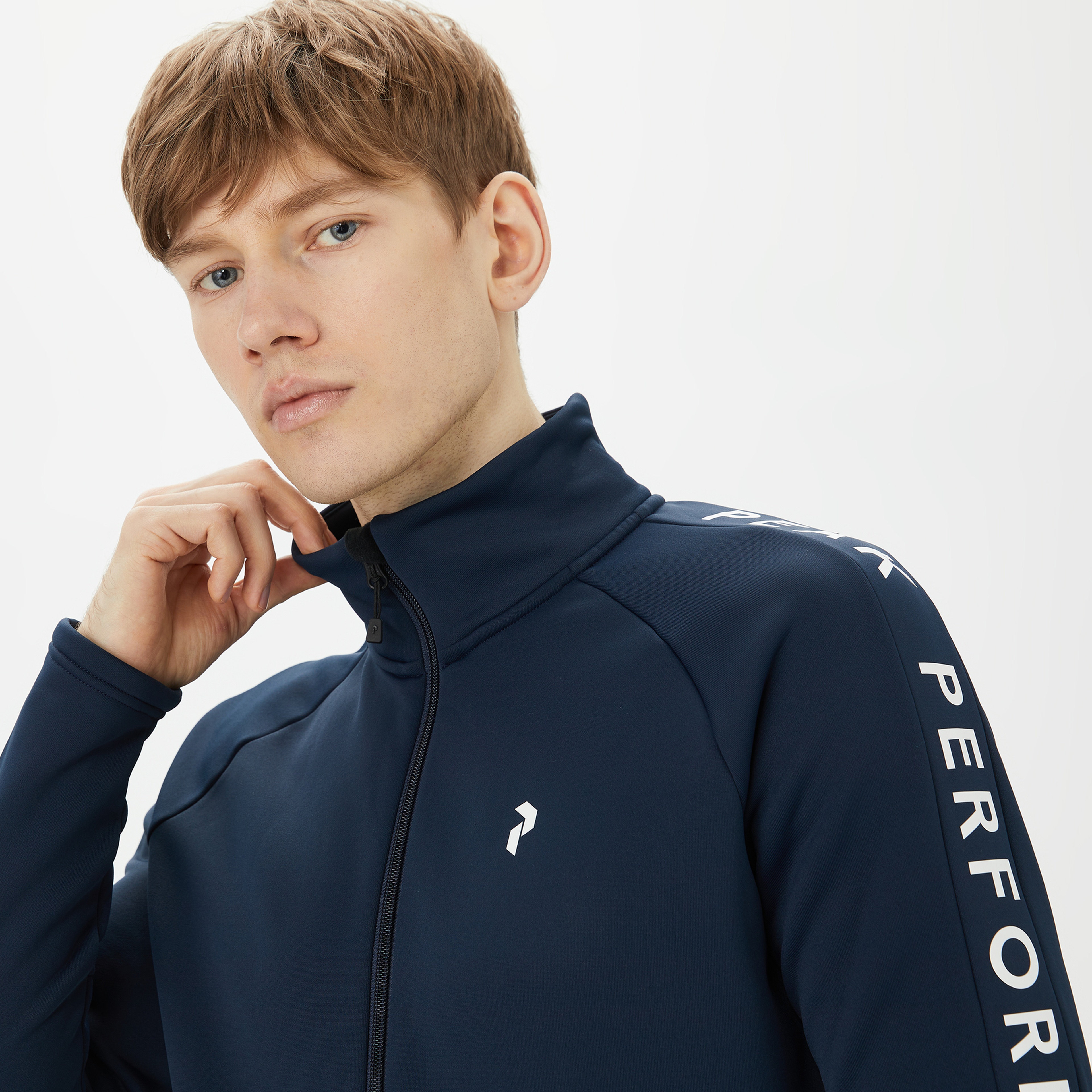 Peak Performance Rider Zip Erkek Lacivert Outdoor Ceket