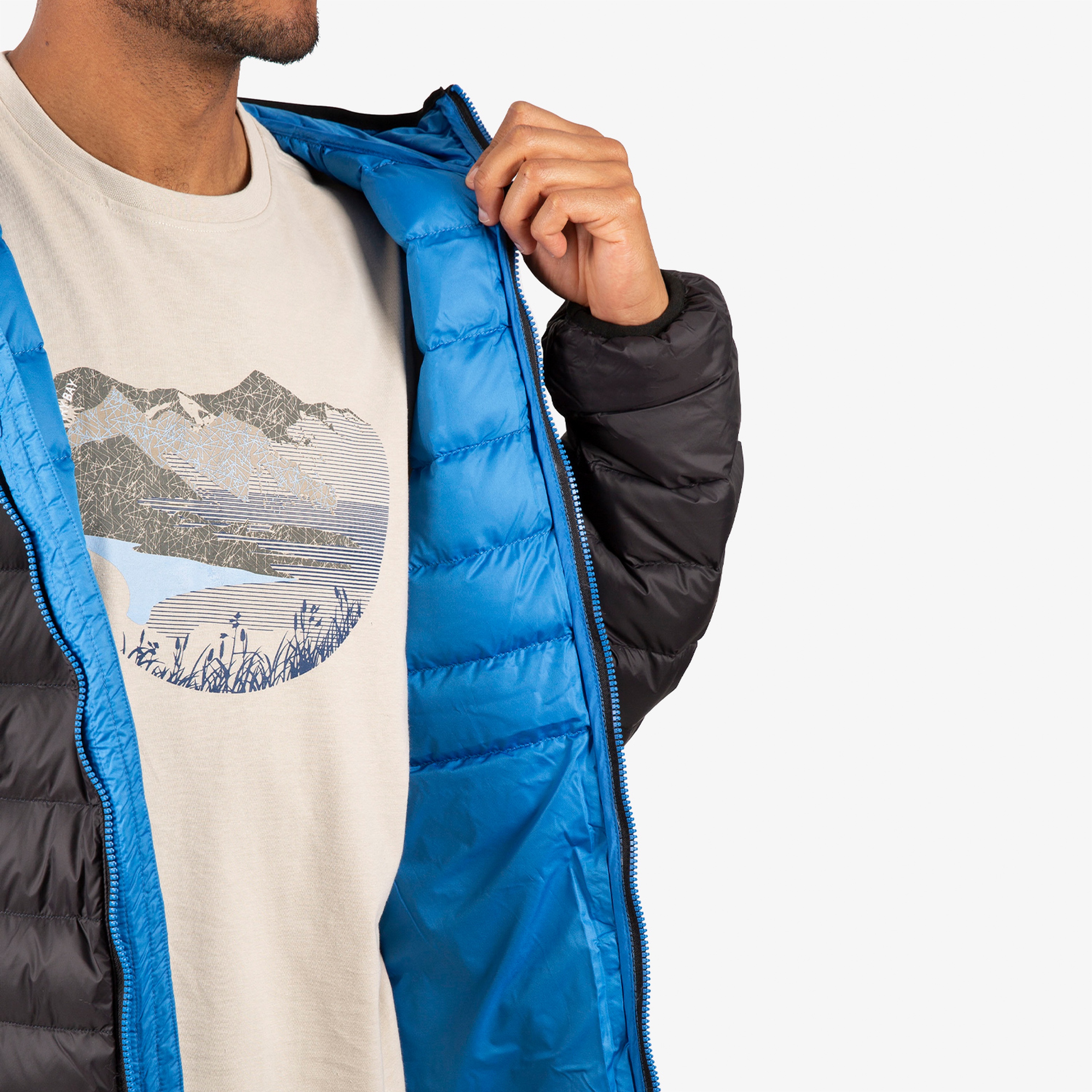 Trespass Bosten Casual Erkek Siyah Outdoor Montu