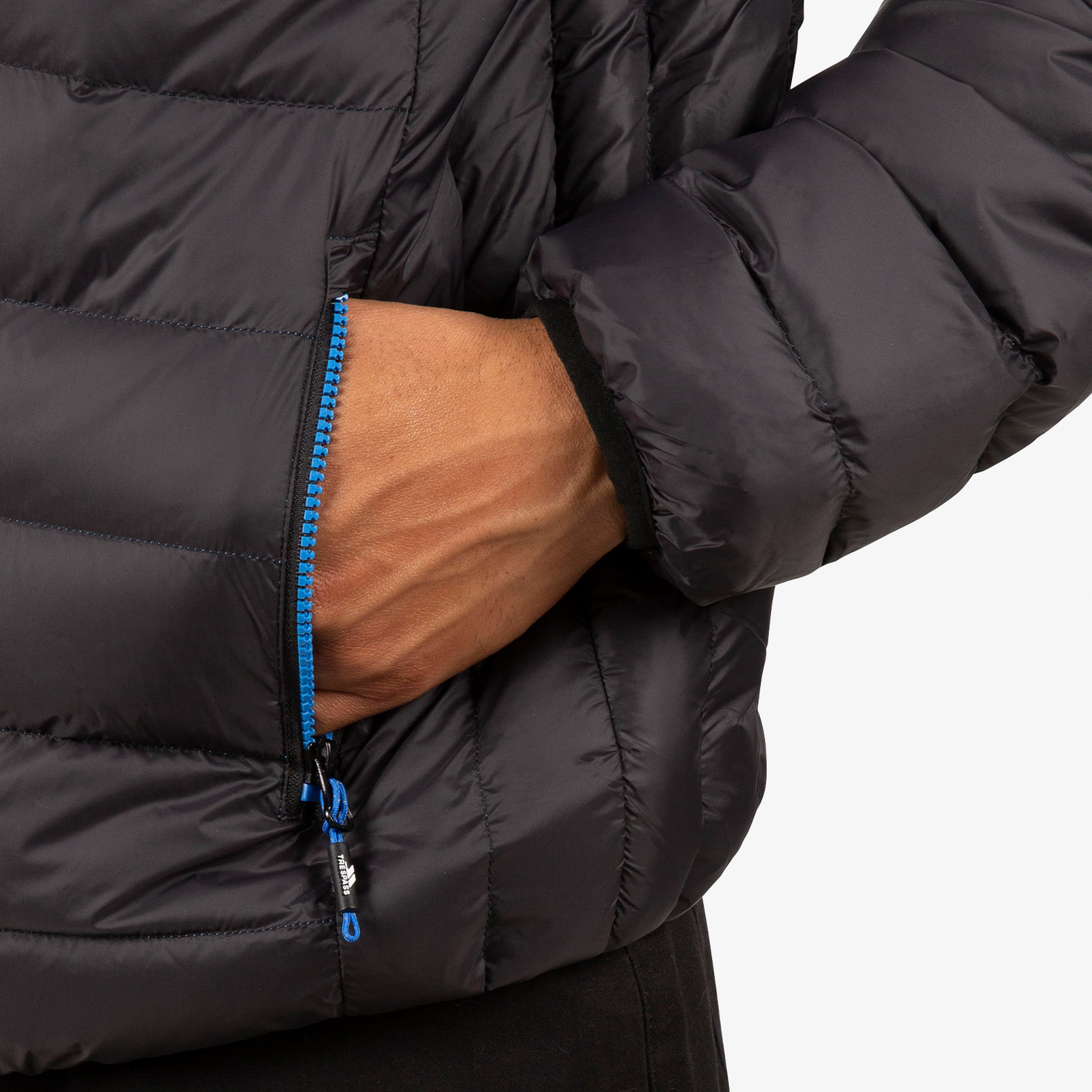 Trespass Bosten Casual Erkek Siyah Outdoor Montu