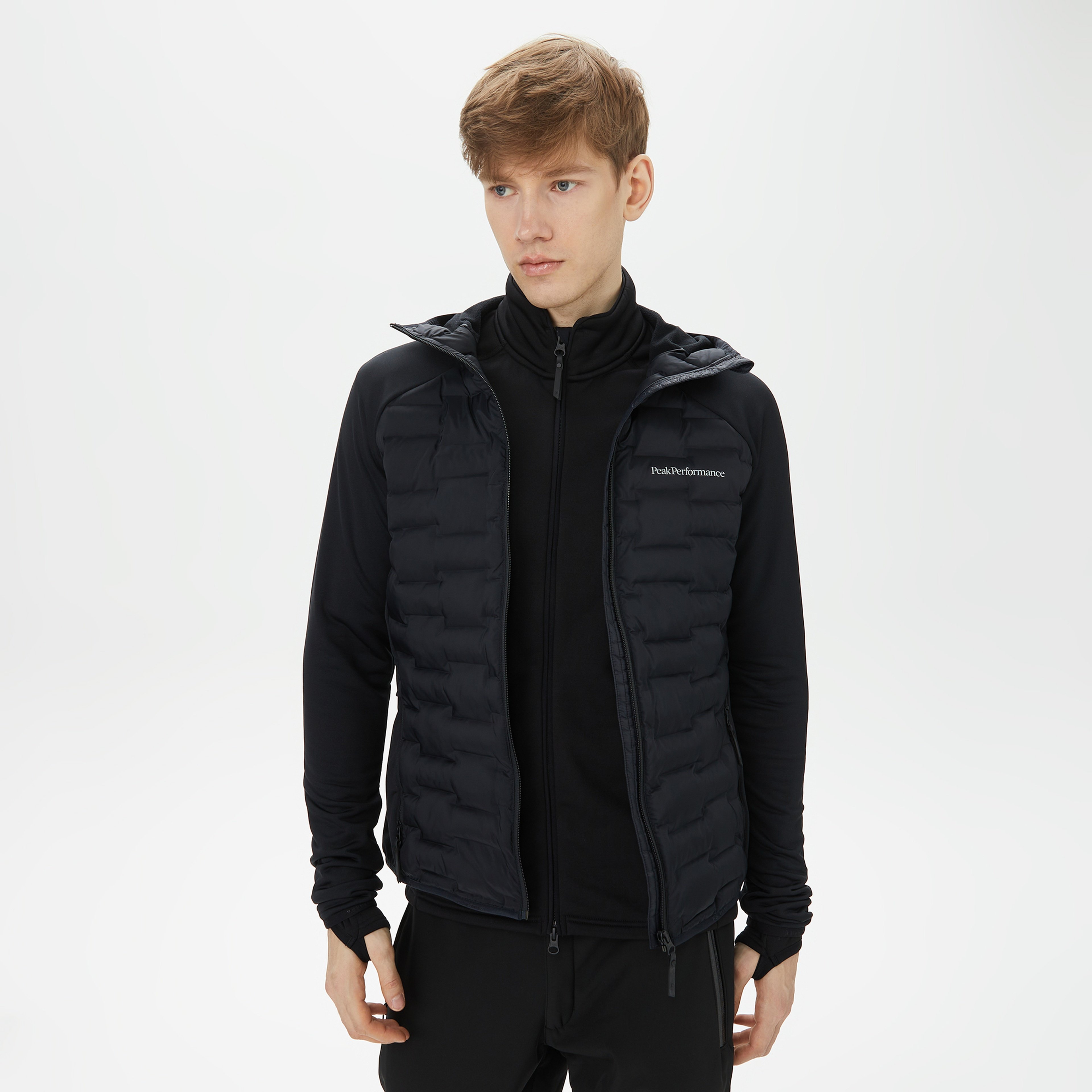 Peak Performance Argon Hybrid Hood Erkek Siyah Outdoor Mont