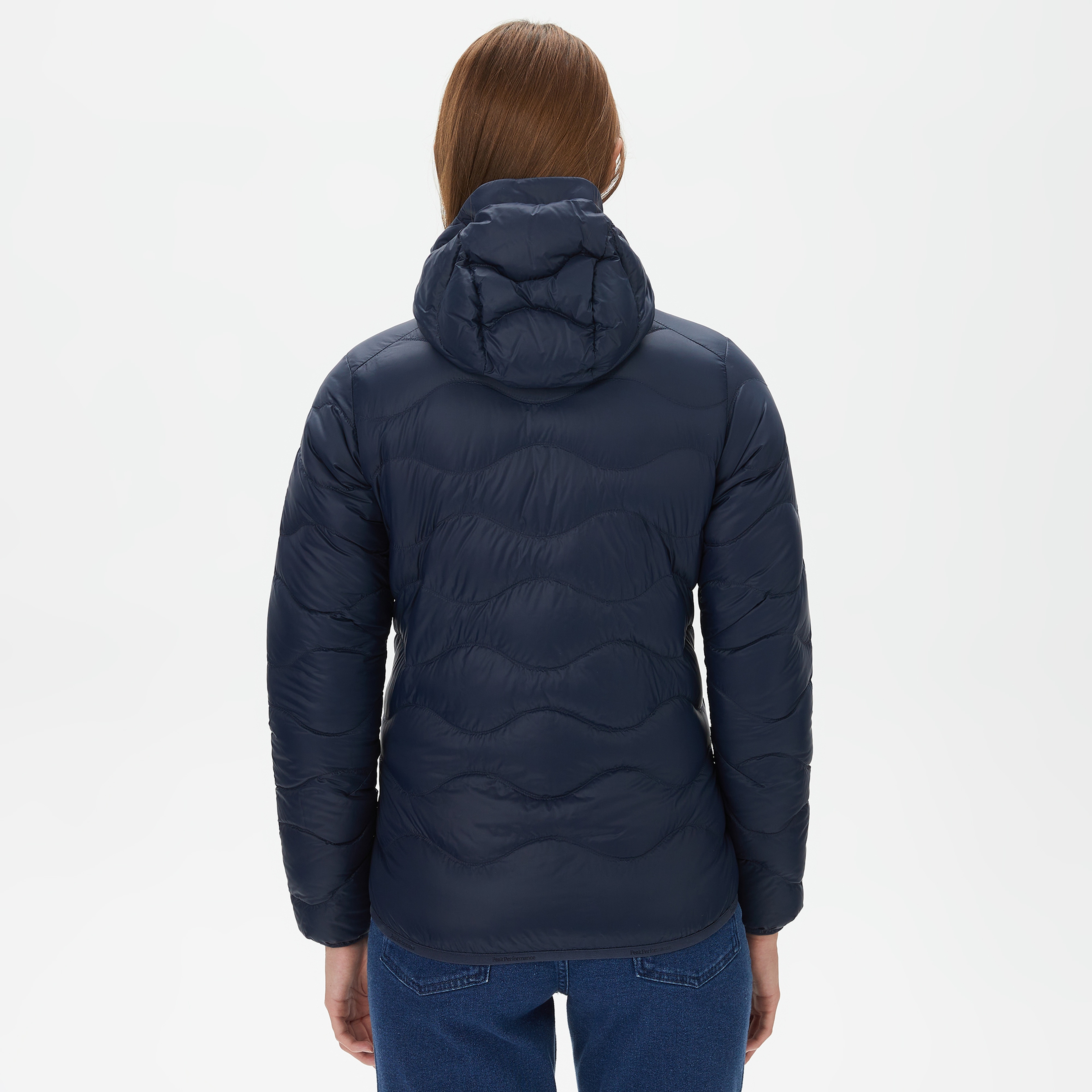 Peak Performance Helium Down Hood Kadın Lacivert Outdoor Mont