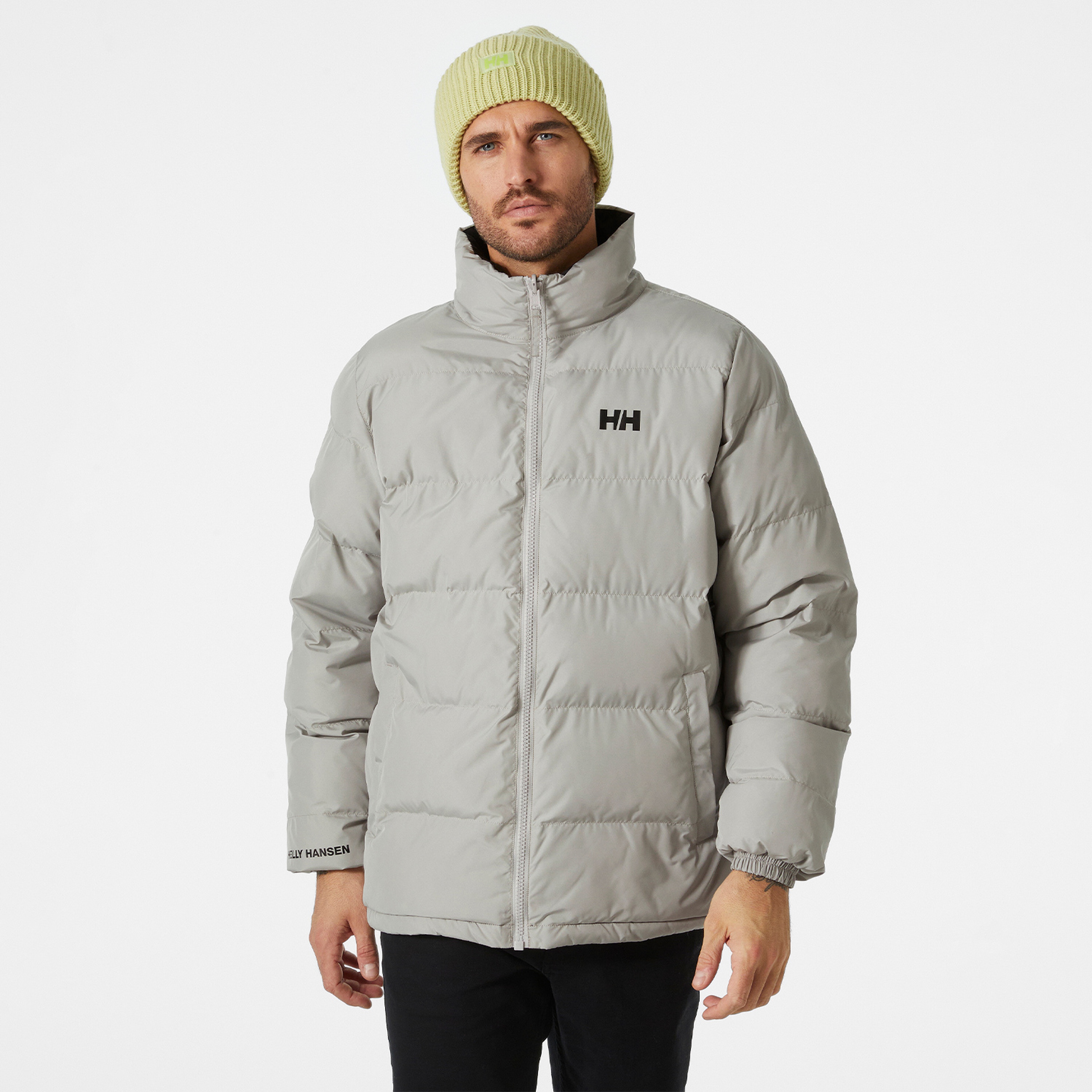 Helly Hansen Yu 23 Reversible Erkek Gri Outdoor Puffer Ceket