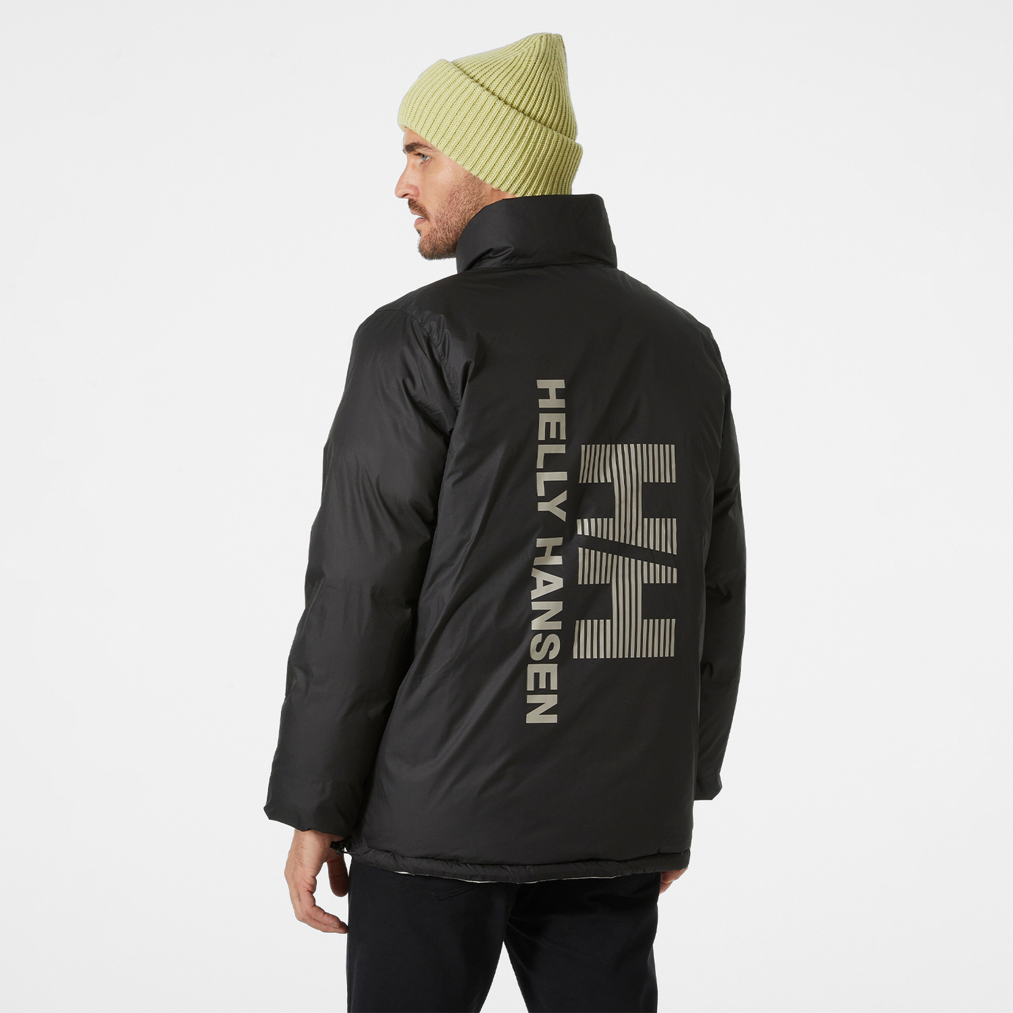 Helly Hansen Yu 23 Reversible Erkek Gri Outdoor Puffer Ceket