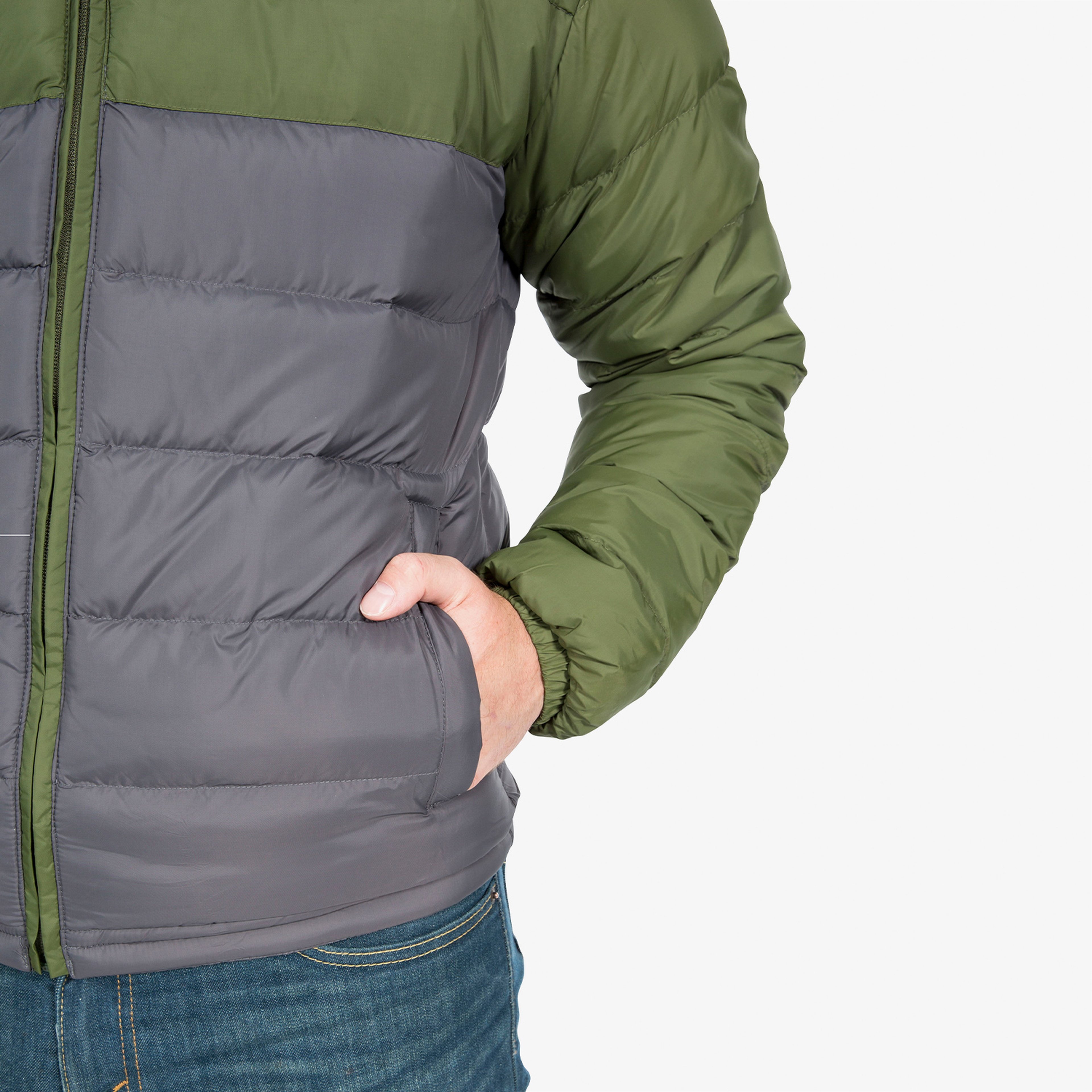 Trespass Oskar Padded Erkek Yeşil Outdoor Mont
