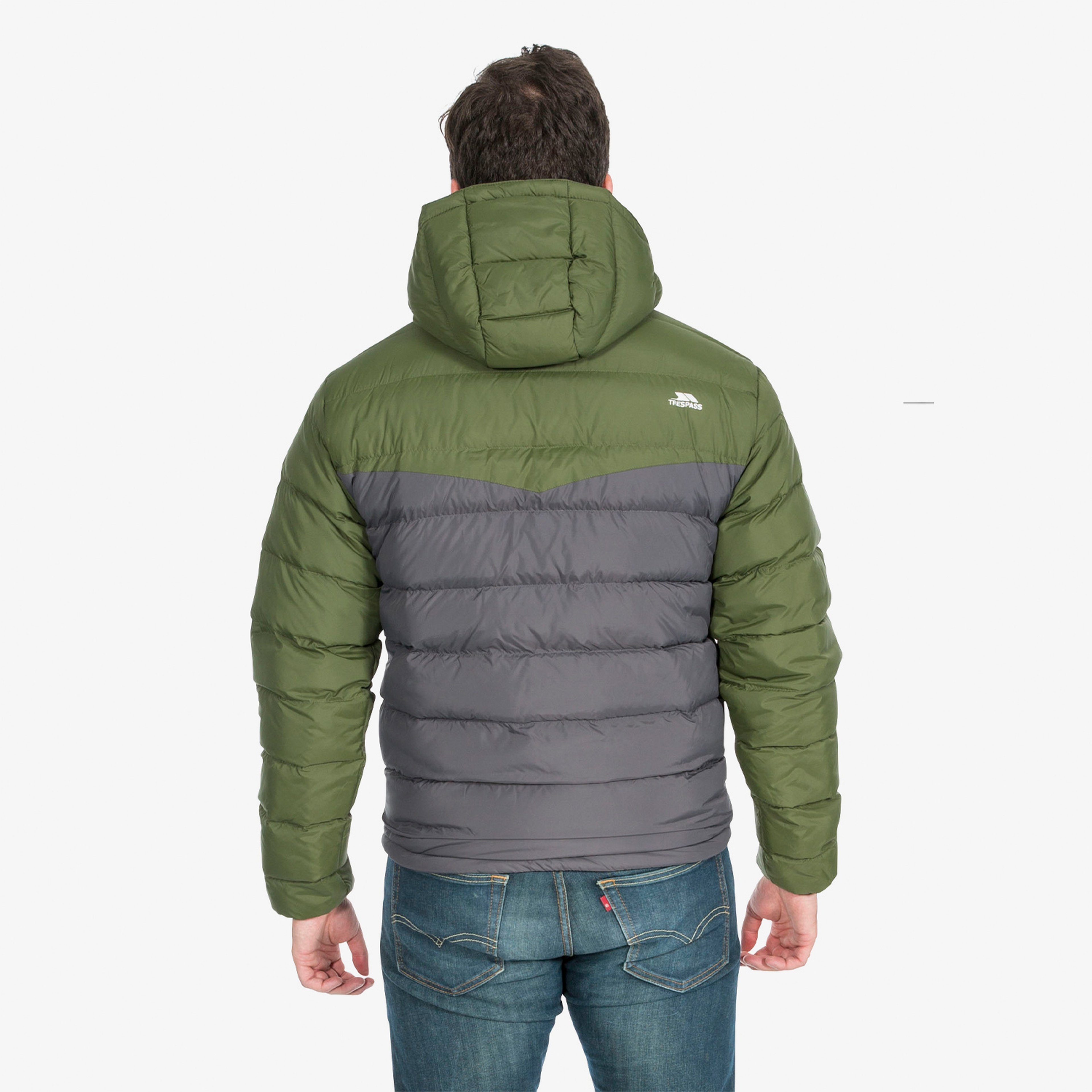Trespass Oskar Padded Erkek Yeşil Outdoor Mont