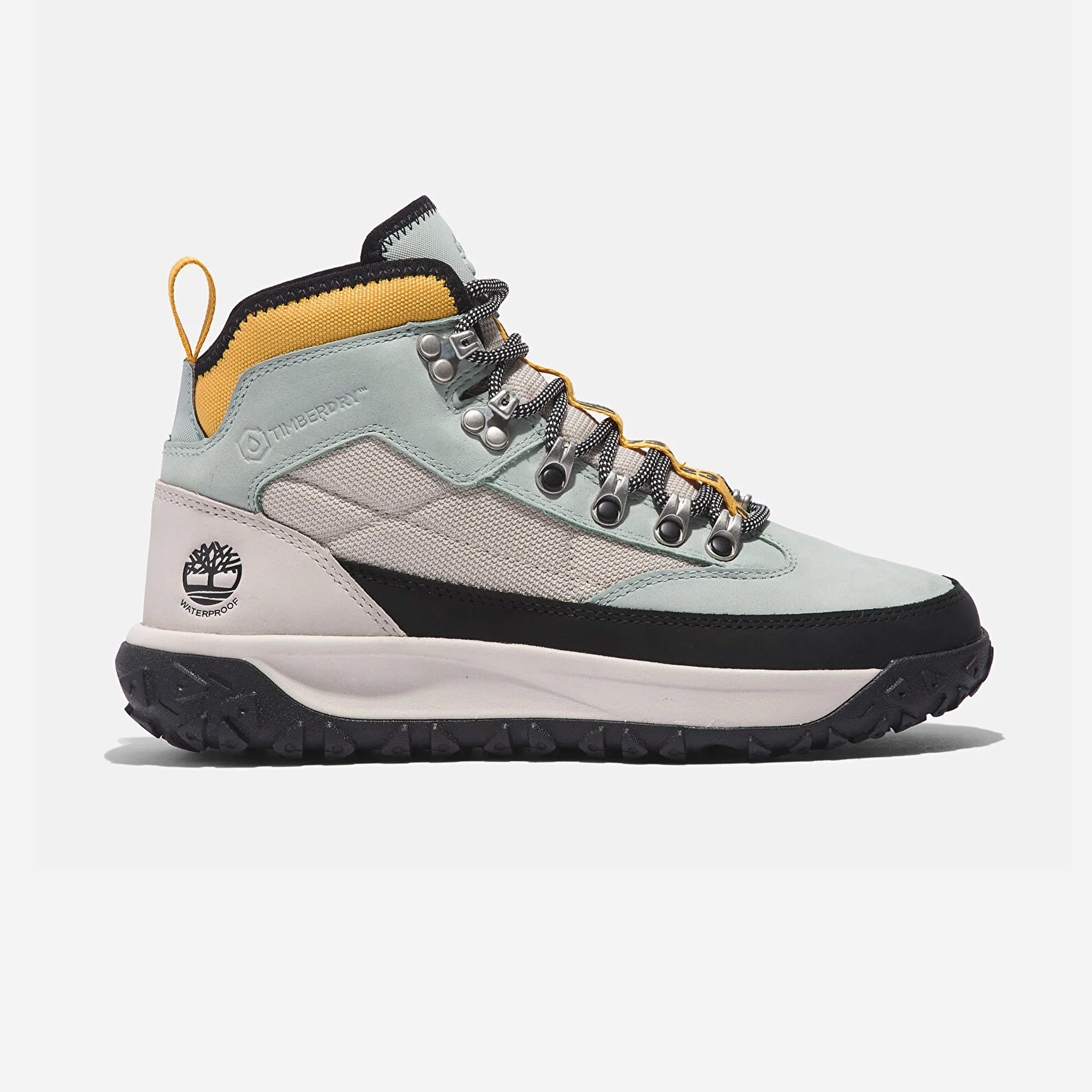 Timberland Mid Lace Up Waterproof Kadın Gri Bot