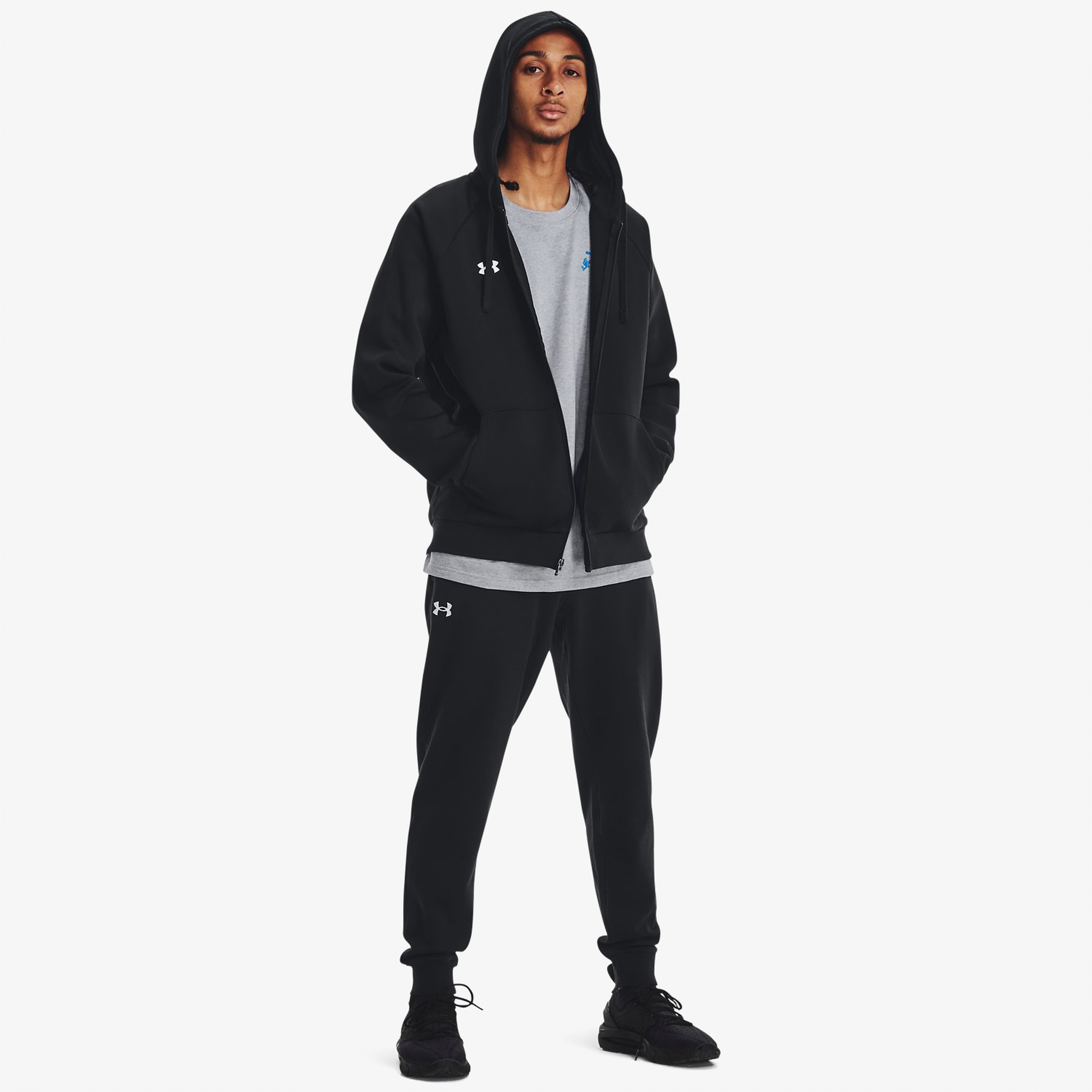 Under Armour Erkek Siyah Sweatshirt