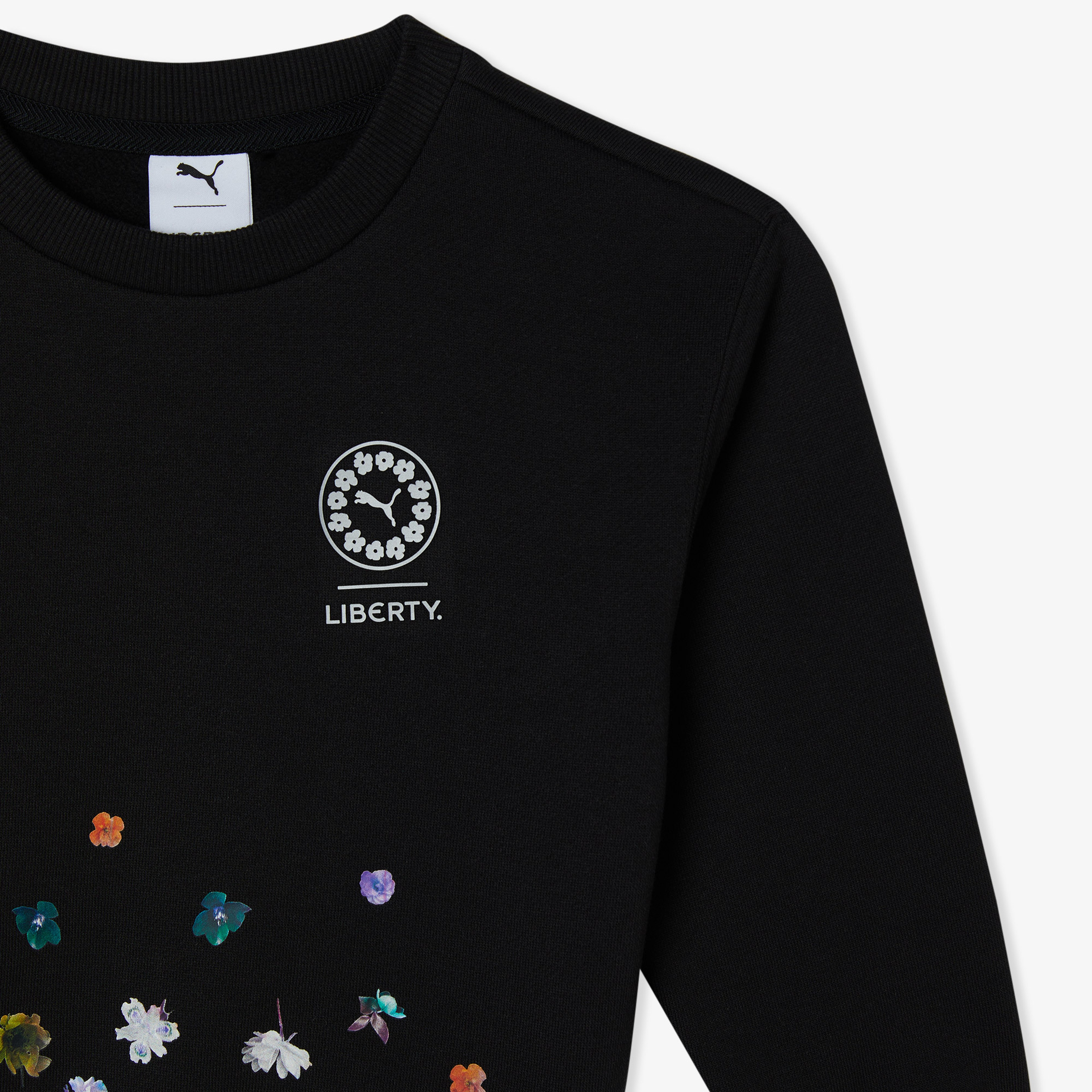 Puma X LIBERTY Çocuk Siyah Sweatshirt
