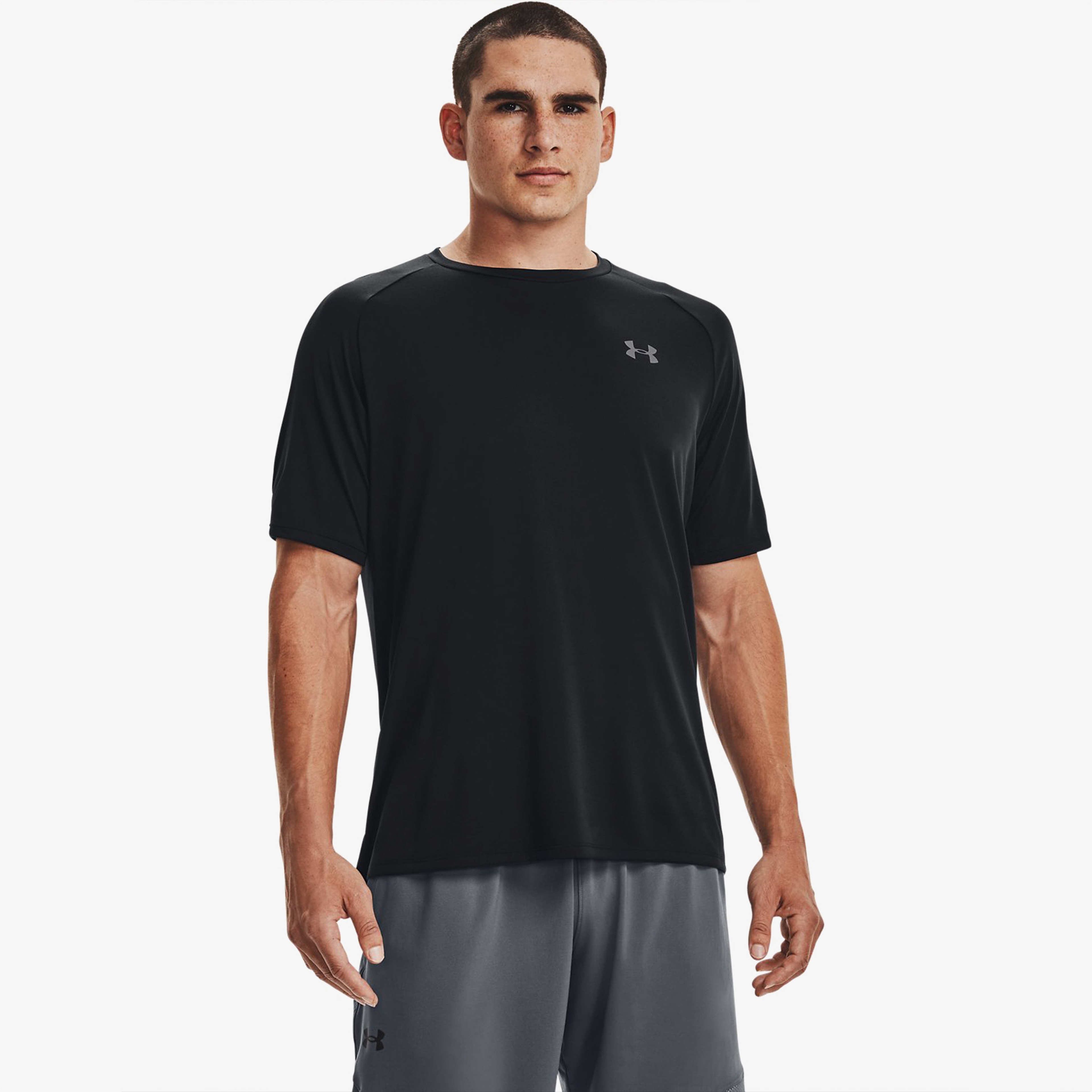 Under Armour Tech 2.0  Erkek Siyah T-Shirt
