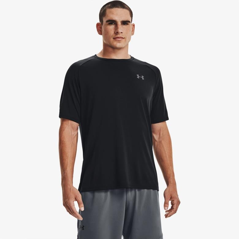 Under Armour Tech 2.0  Erkek Siyah T-Shirt
