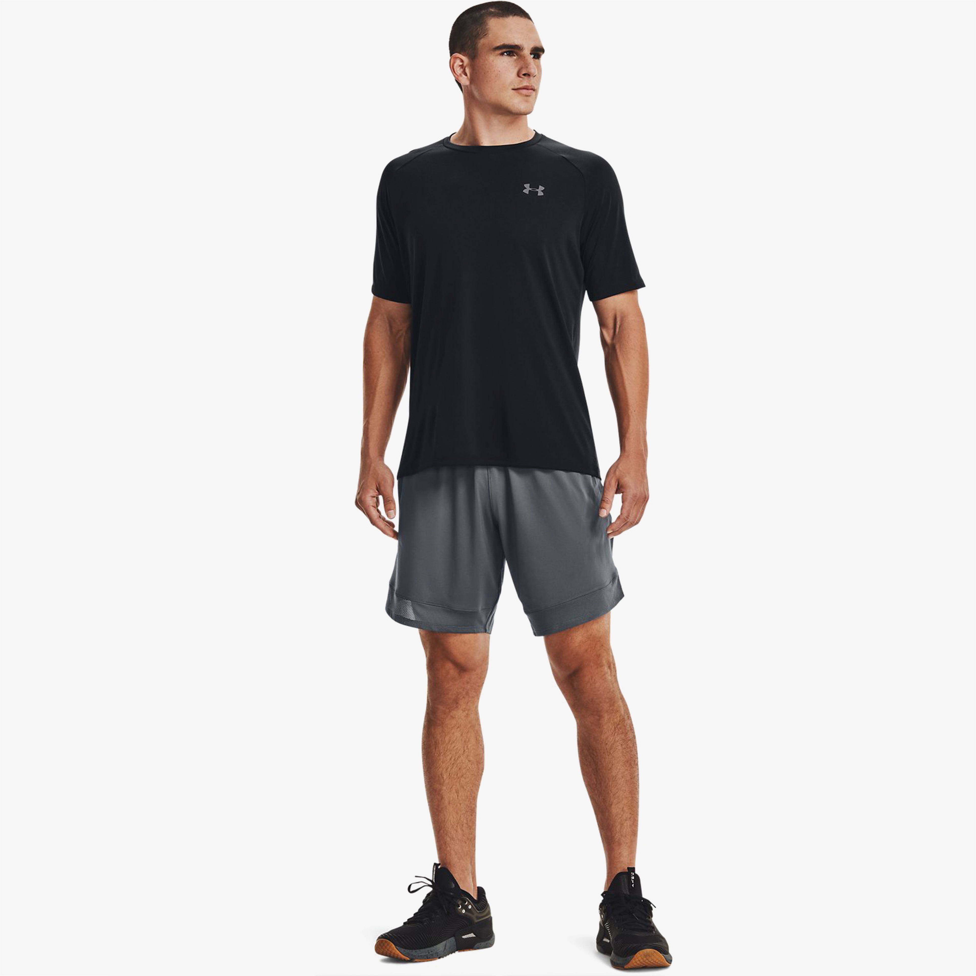 Under Armour Tech 2.0  Erkek Siyah T-Shirt