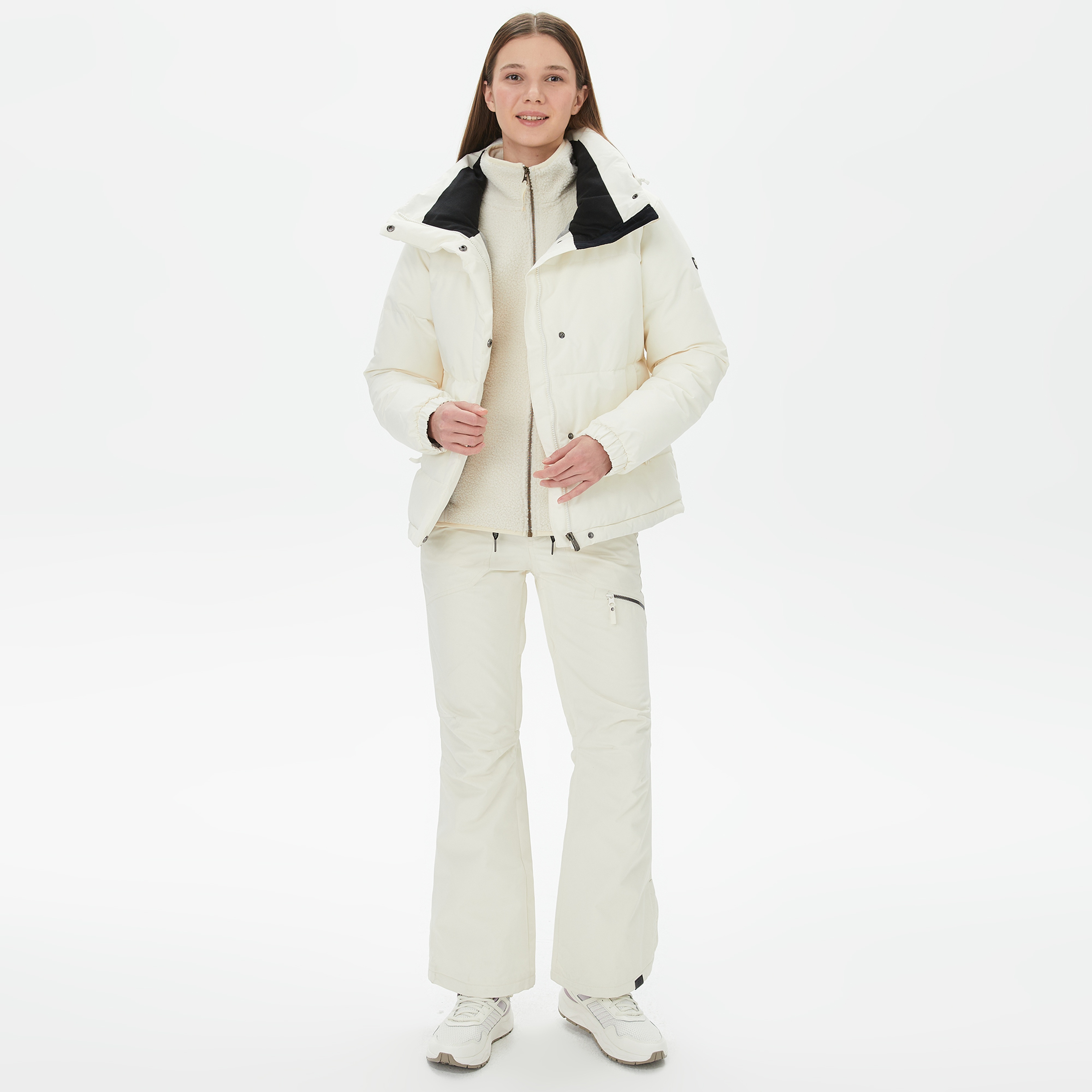 Roxy Winter Rebel Kadın Beyaz Kayak Montu