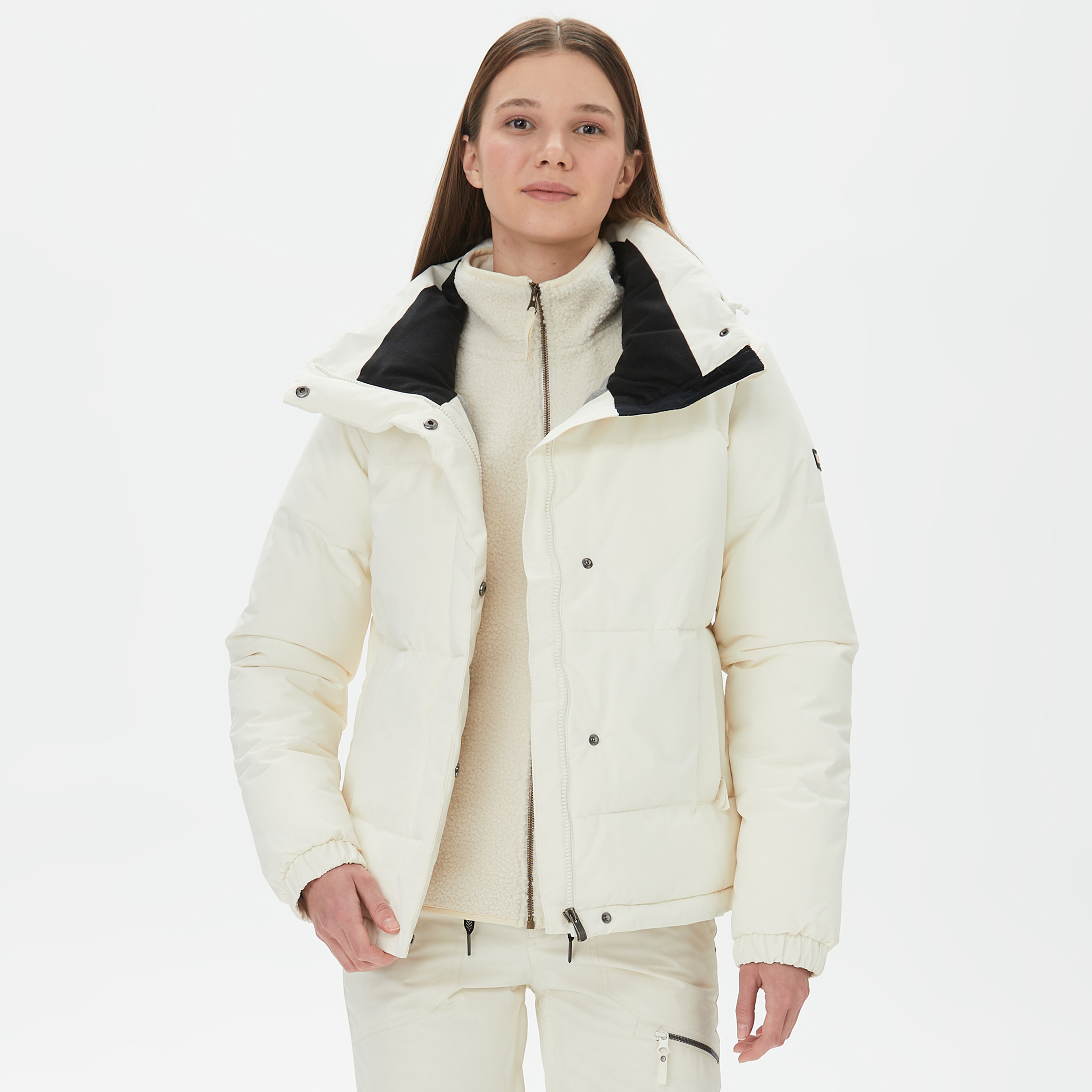 Roxy Winter Rebel Kadın Beyaz Kayak Montu