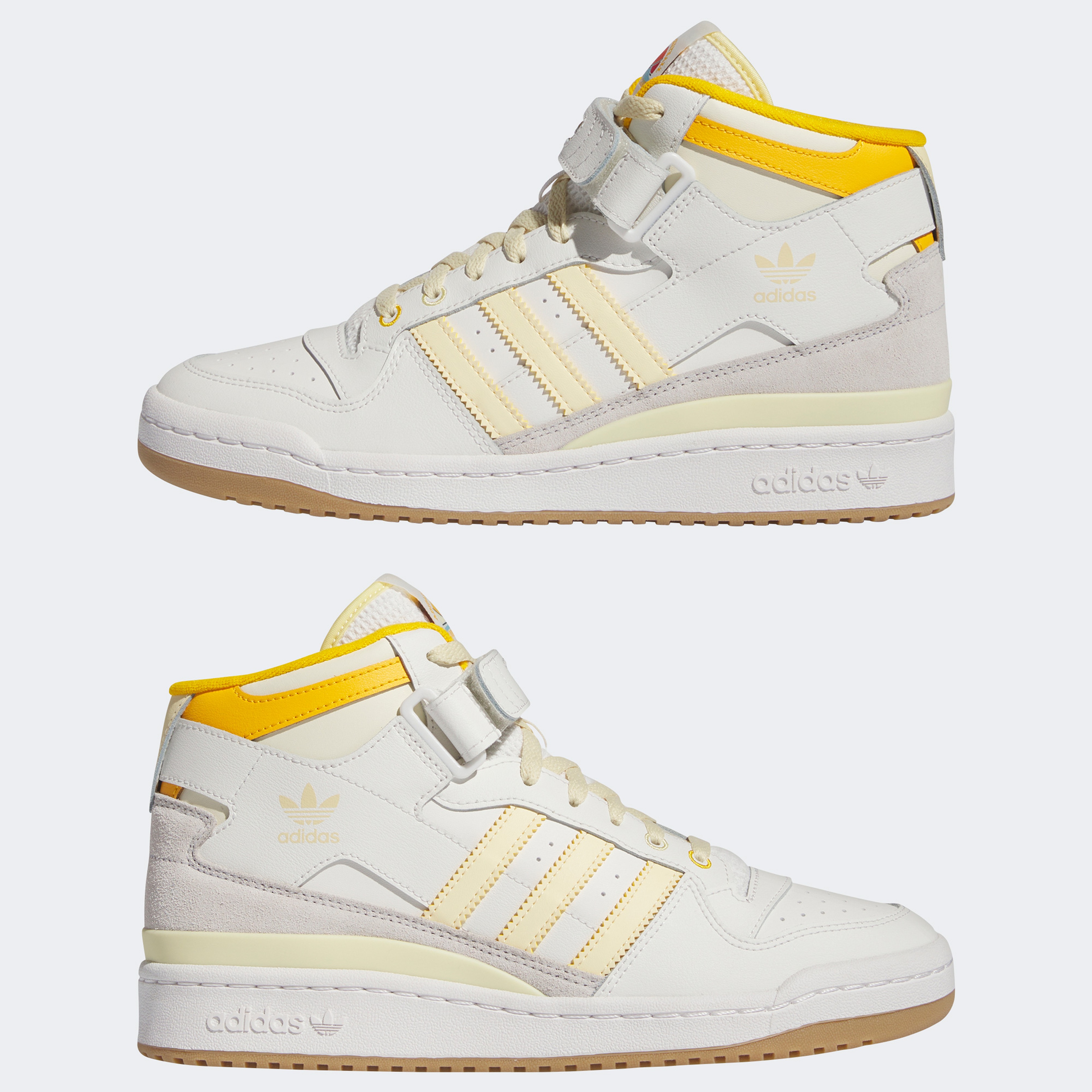 adidas Forum Mid Unisex Beyaz/Sarı Spor Ayakkabı