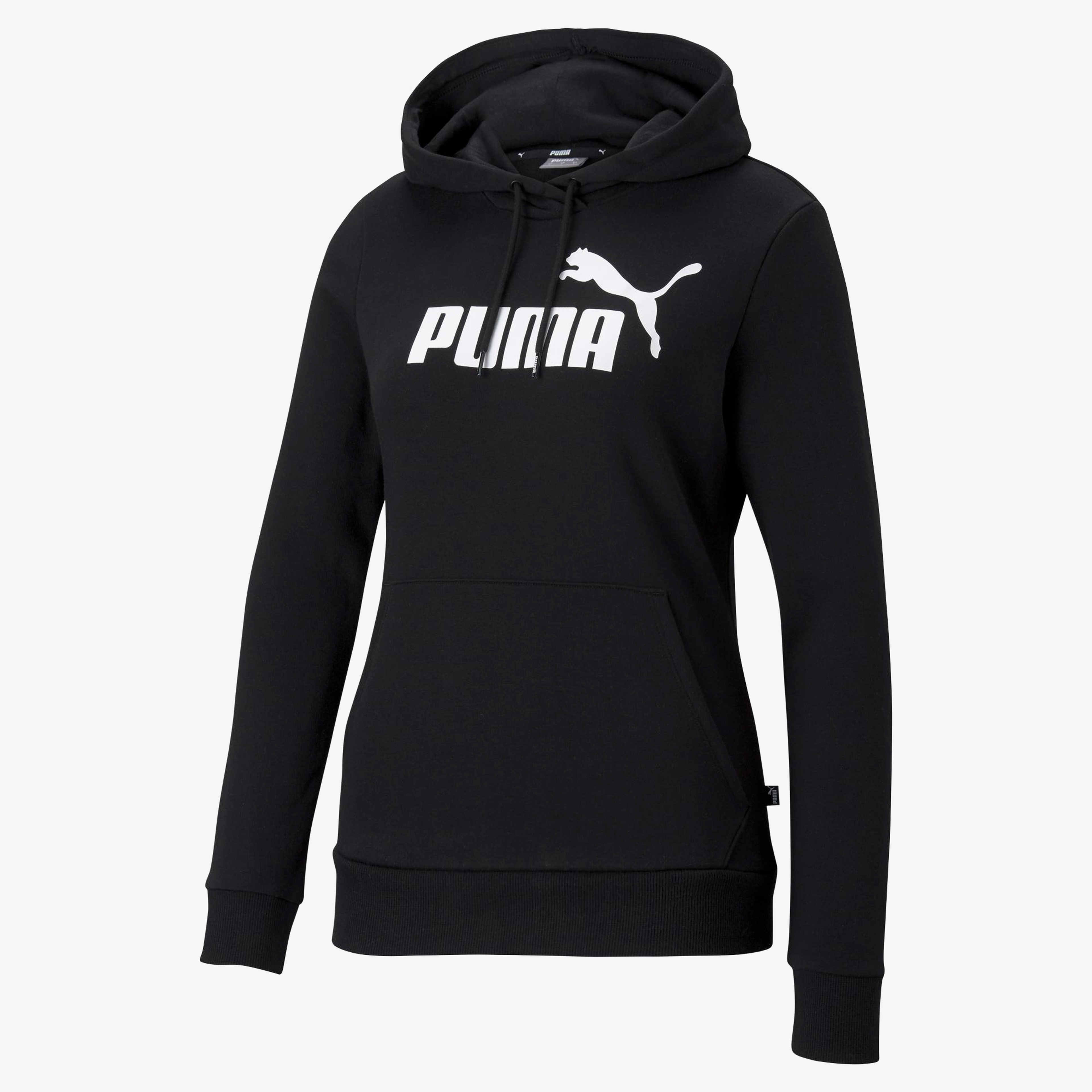 Puma Ess Logo Hoo Kadın Siyah Sweatshirt