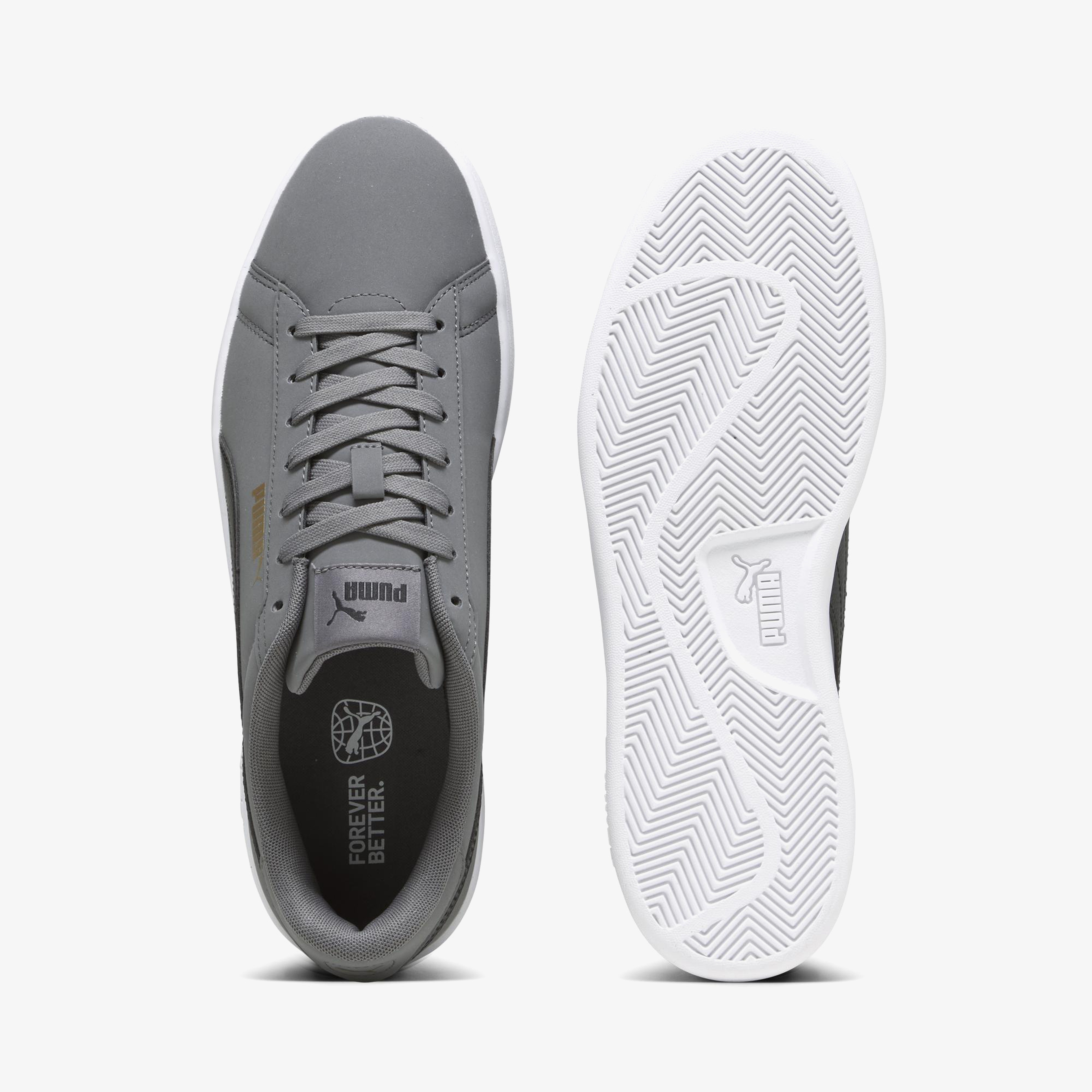 Puma Smash 3.0 Erkek Gri Günlük Spor Ayakkabı