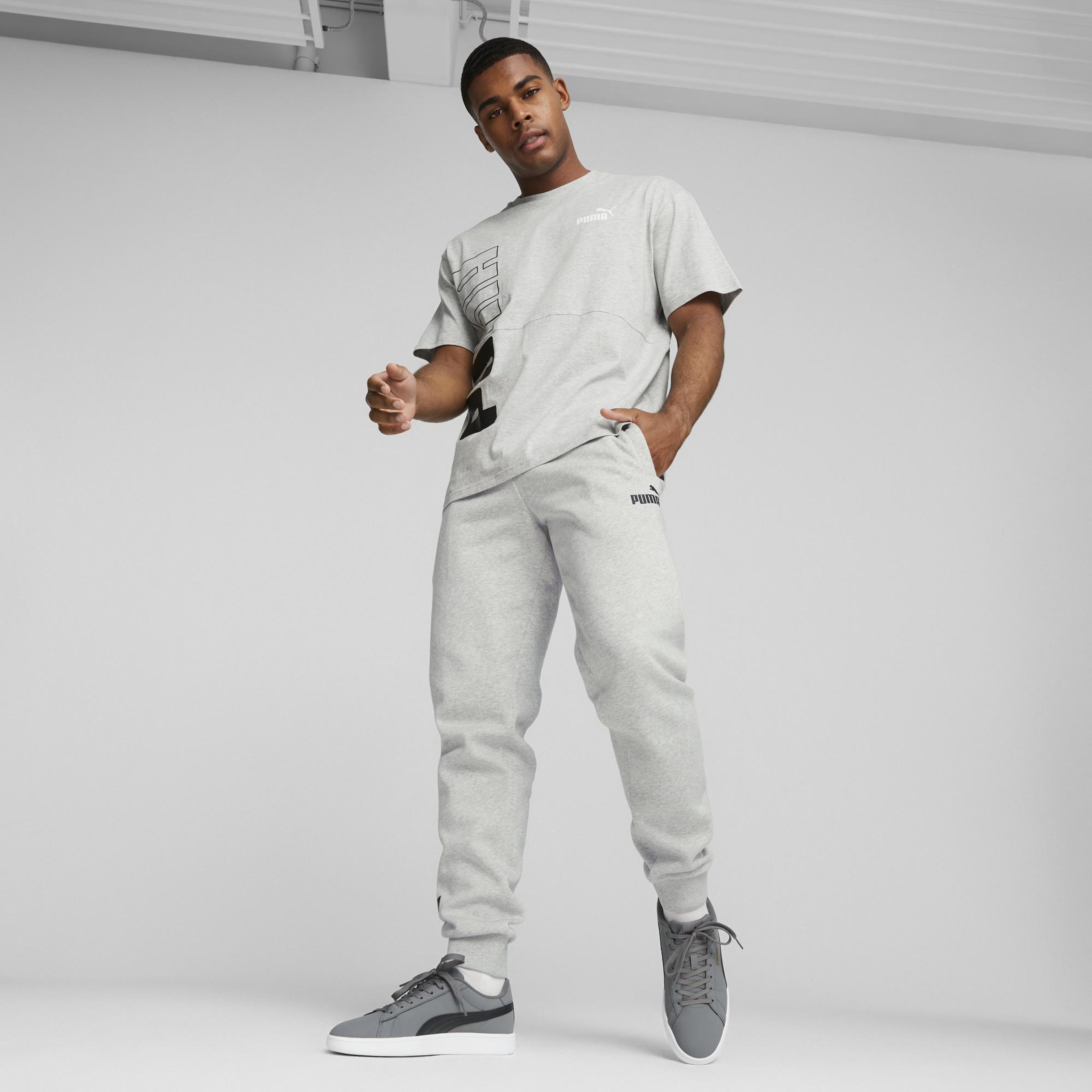Puma Smash 3.0 Erkek Gri Günlük Spor Ayakkabı