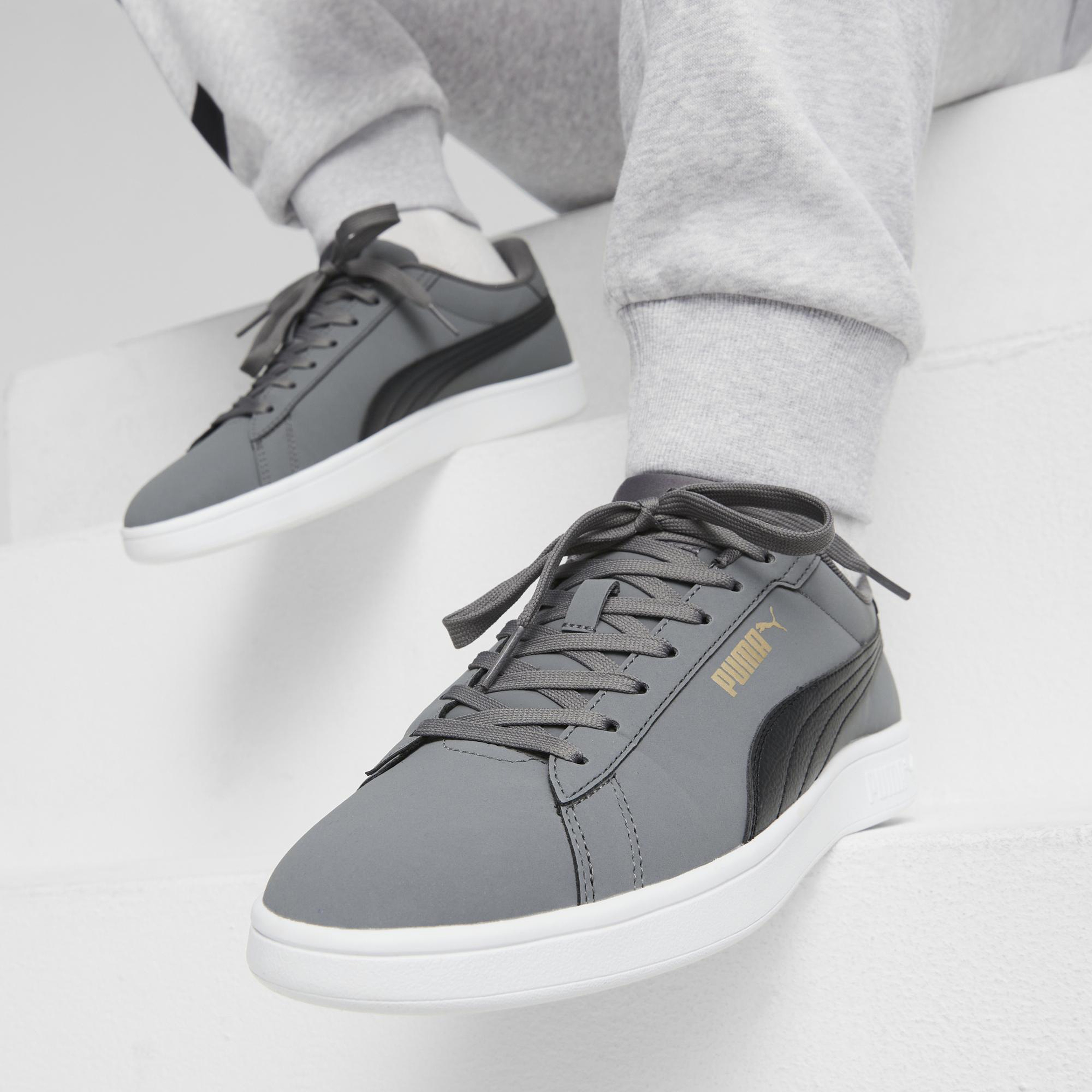 Puma Smash 3.0 Erkek Gri Günlük Spor Ayakkabı