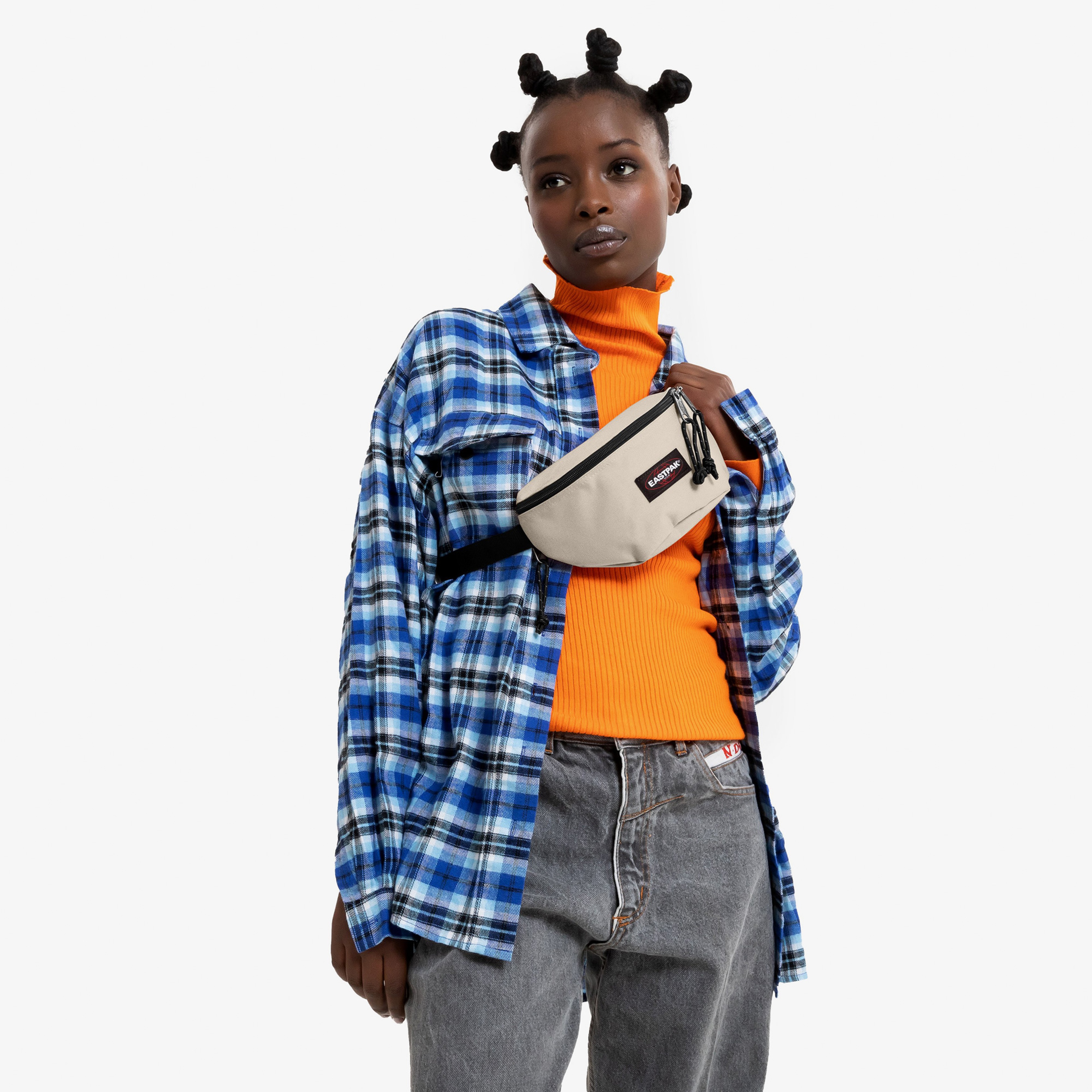 Eastpak Springer Mini Unisex Bej Bel Çantası