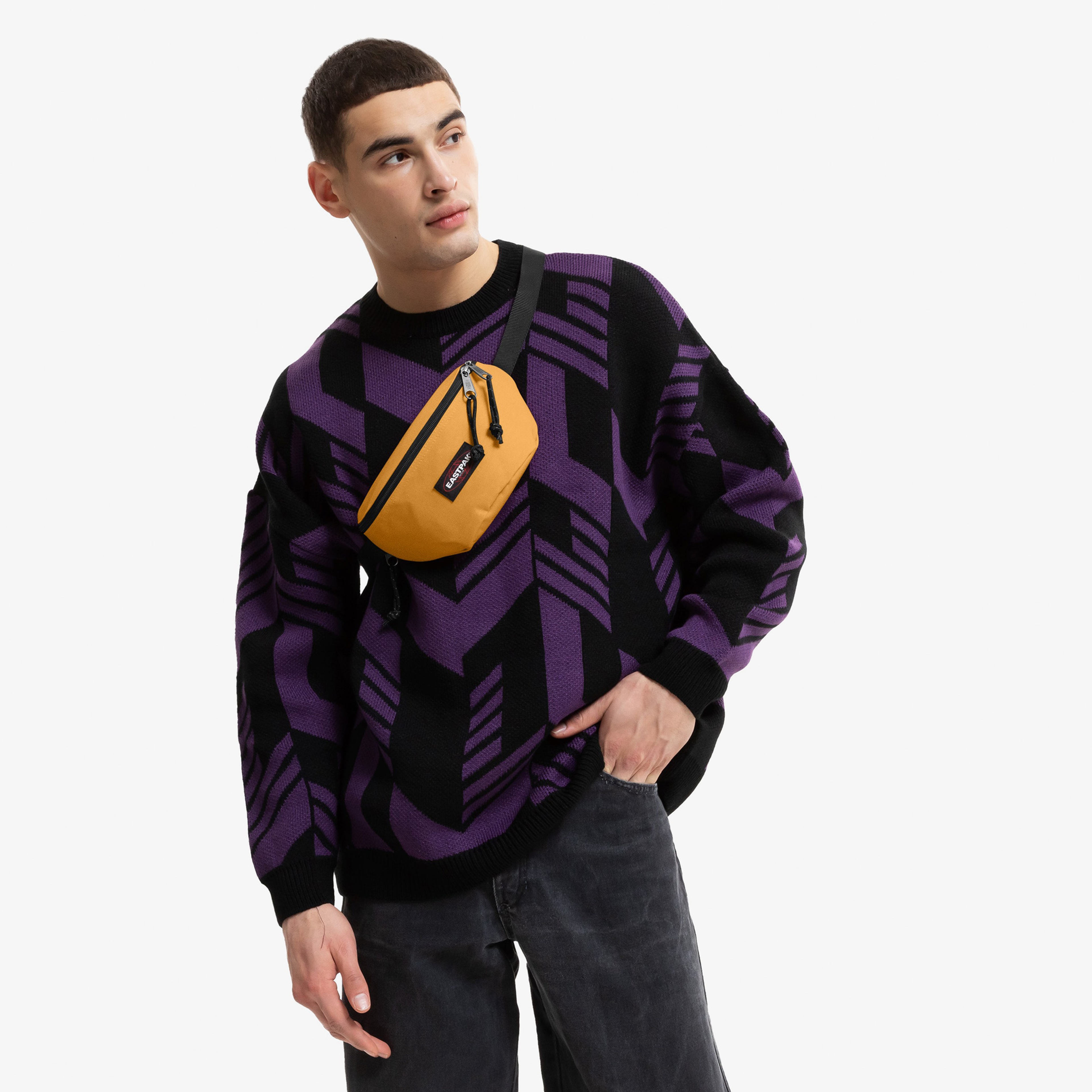 Eastpak Springer Unisex Sarı Omuz Çantası