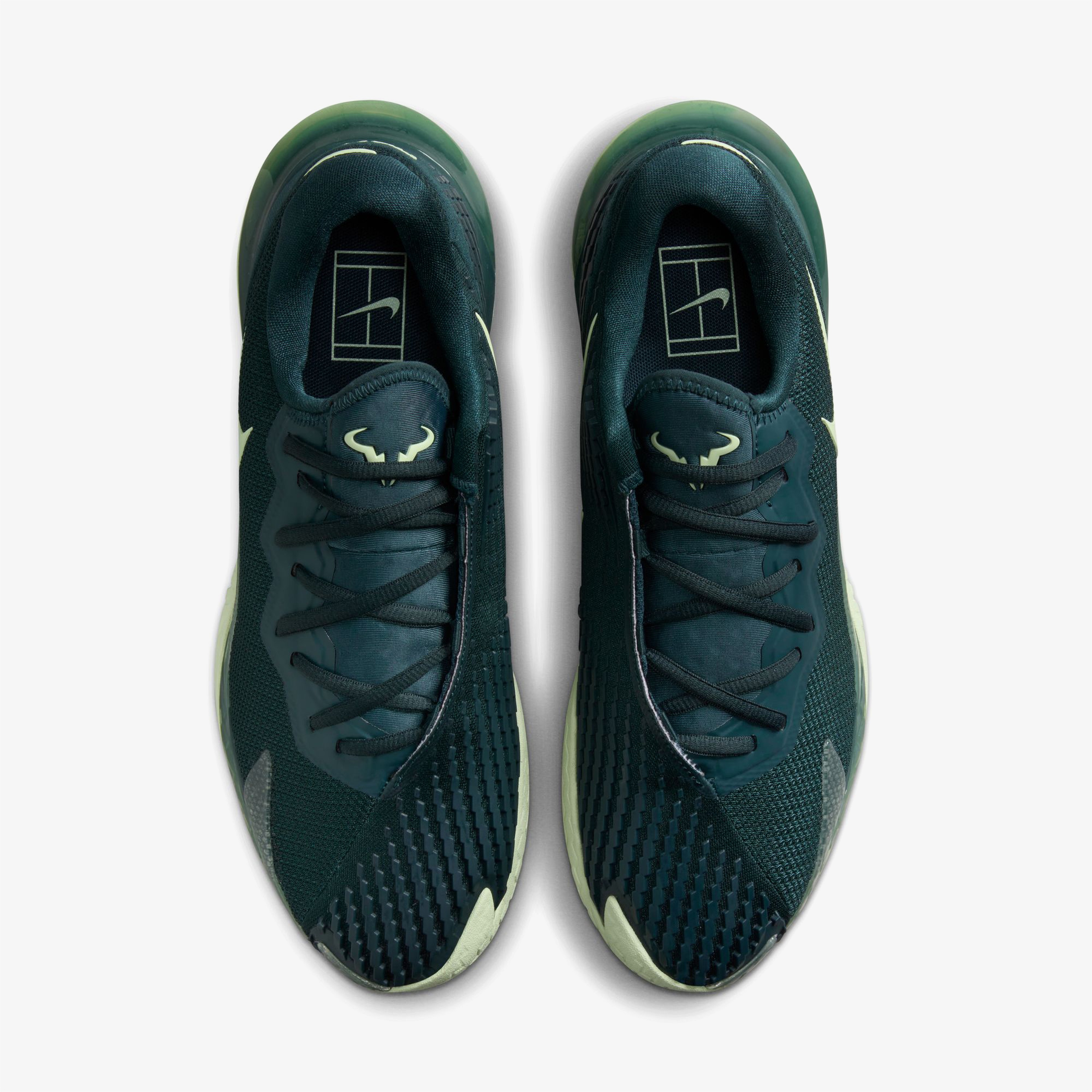 Nike Court Zoom Vapor Cage 4 Rafa Erkek Yeşil Tenis Ayakkabısı