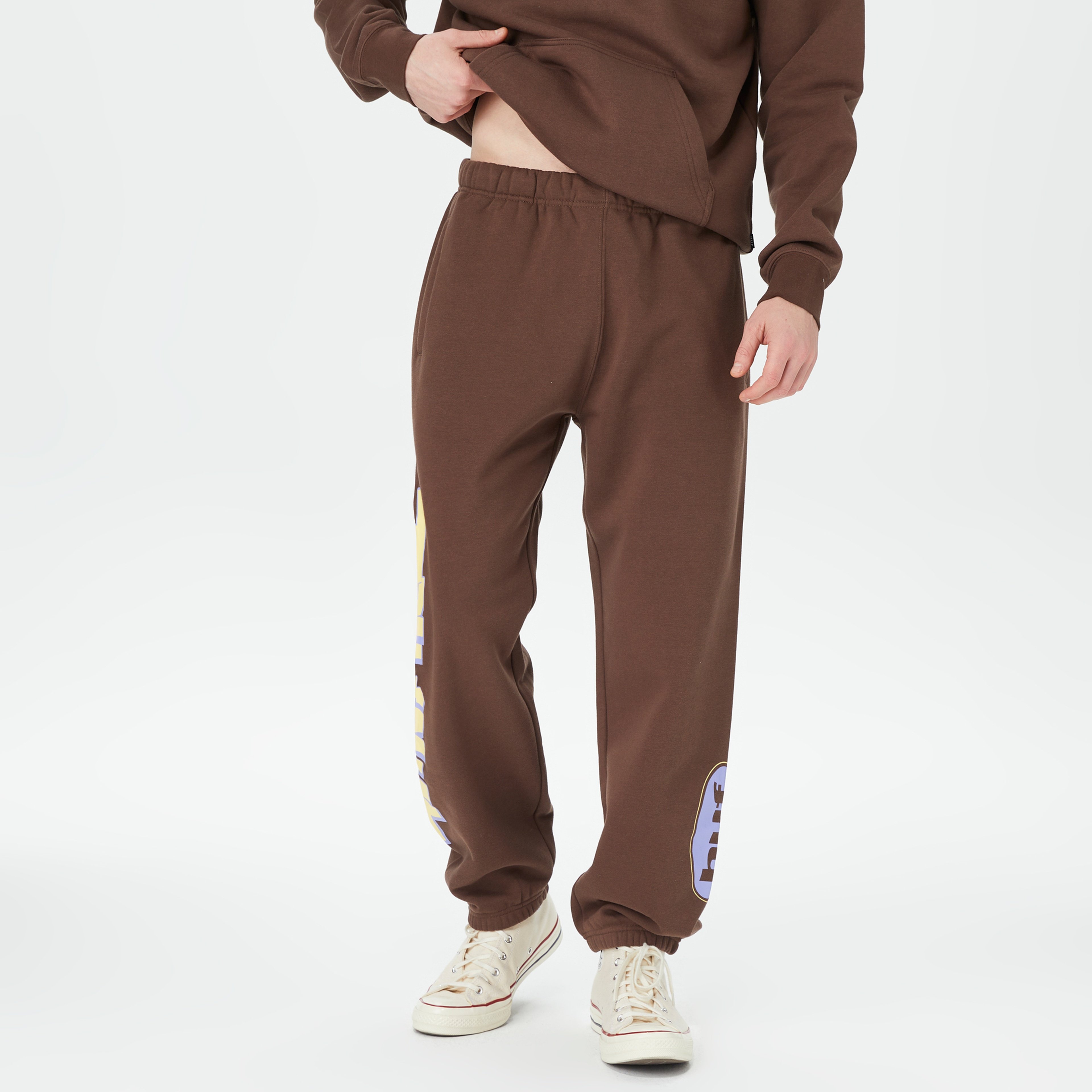 HUF Anthem Polar Erkek Kahverengi Eşofman Altı