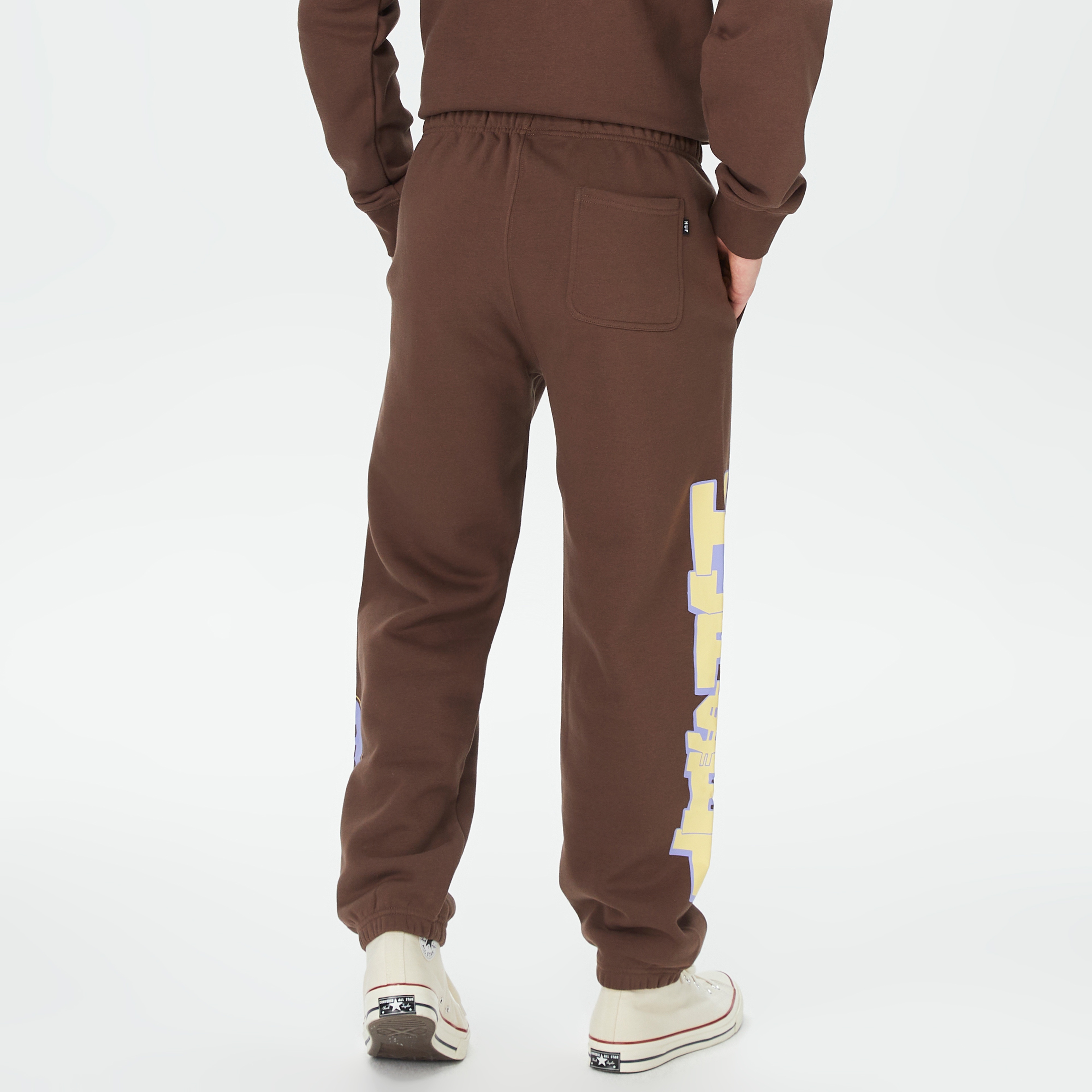 HUF Anthem Polar Erkek Kahverengi Eşofman Altı