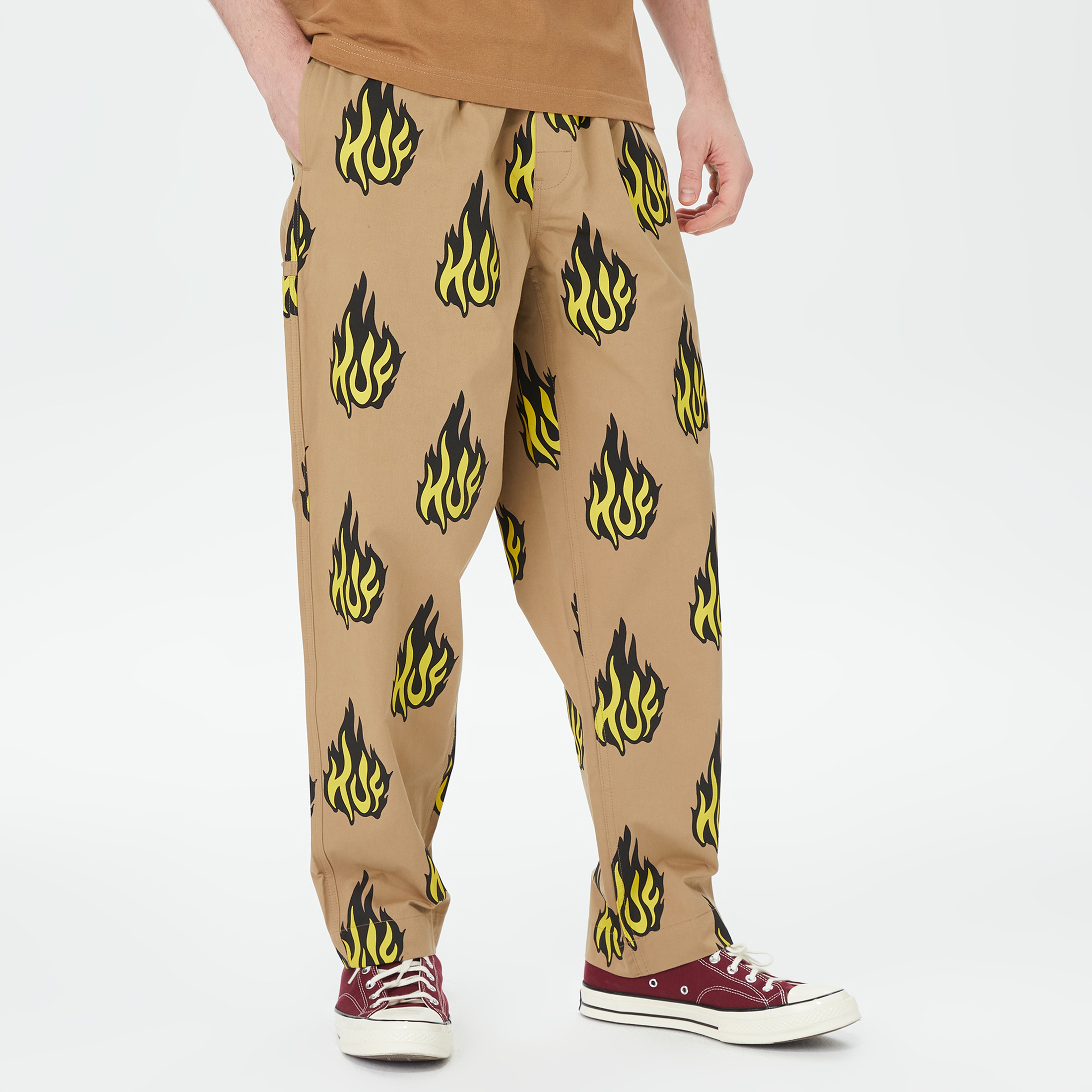 HUF Flamin Easy Erkek Bej Pantolon