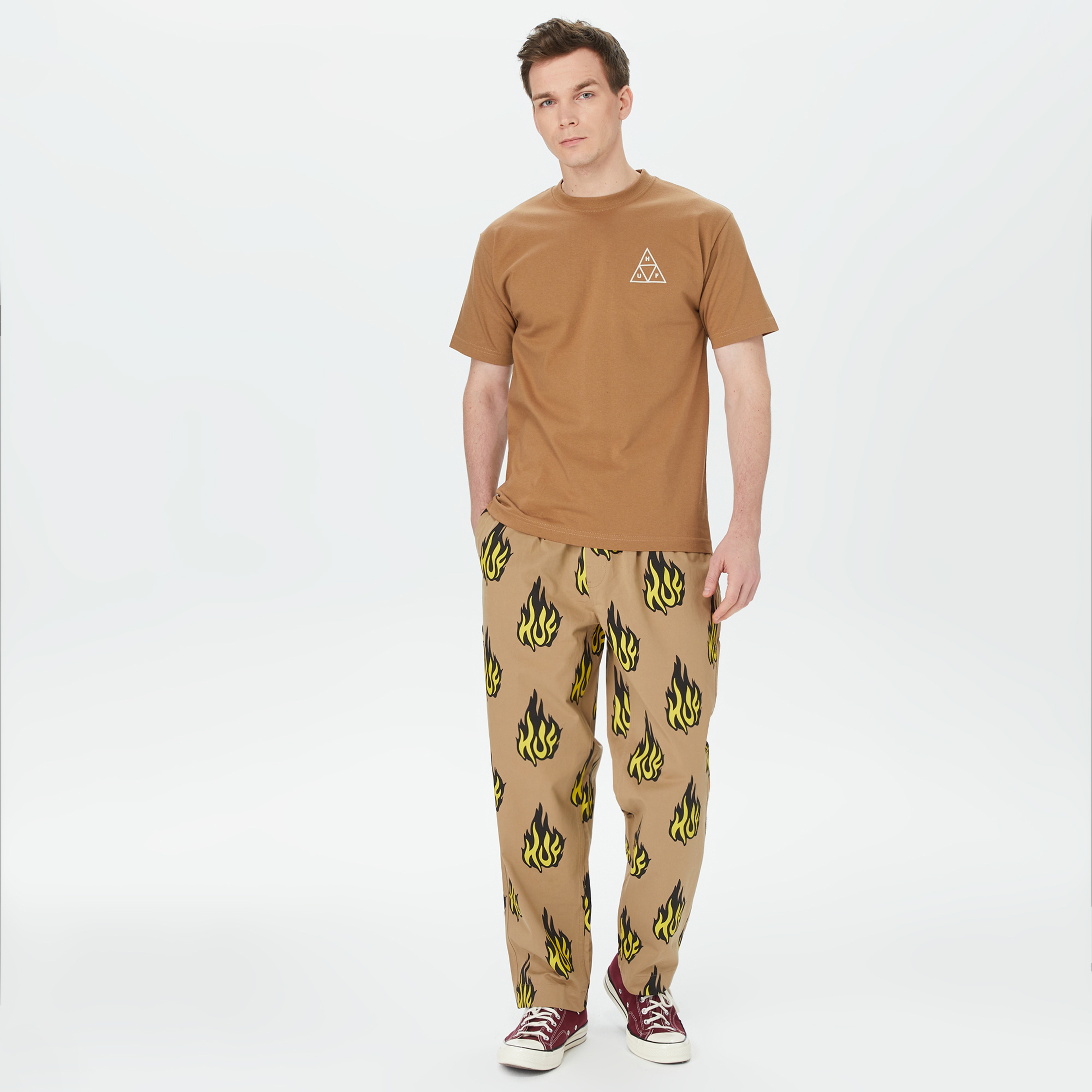 HUF Flamin Easy Erkek Bej Pantolon