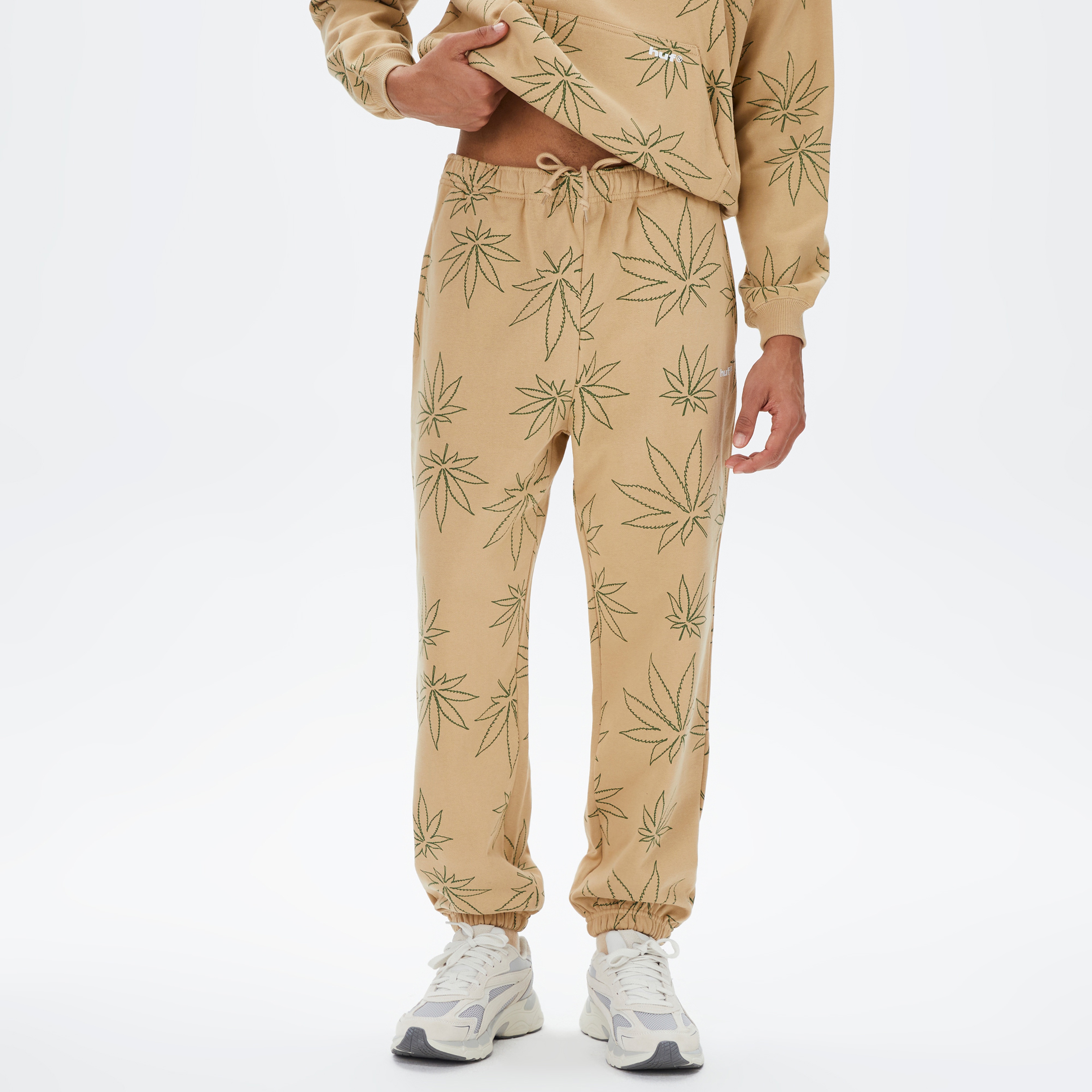 HUF Plantlife Polar Erkek Siyah Eşofman Altı