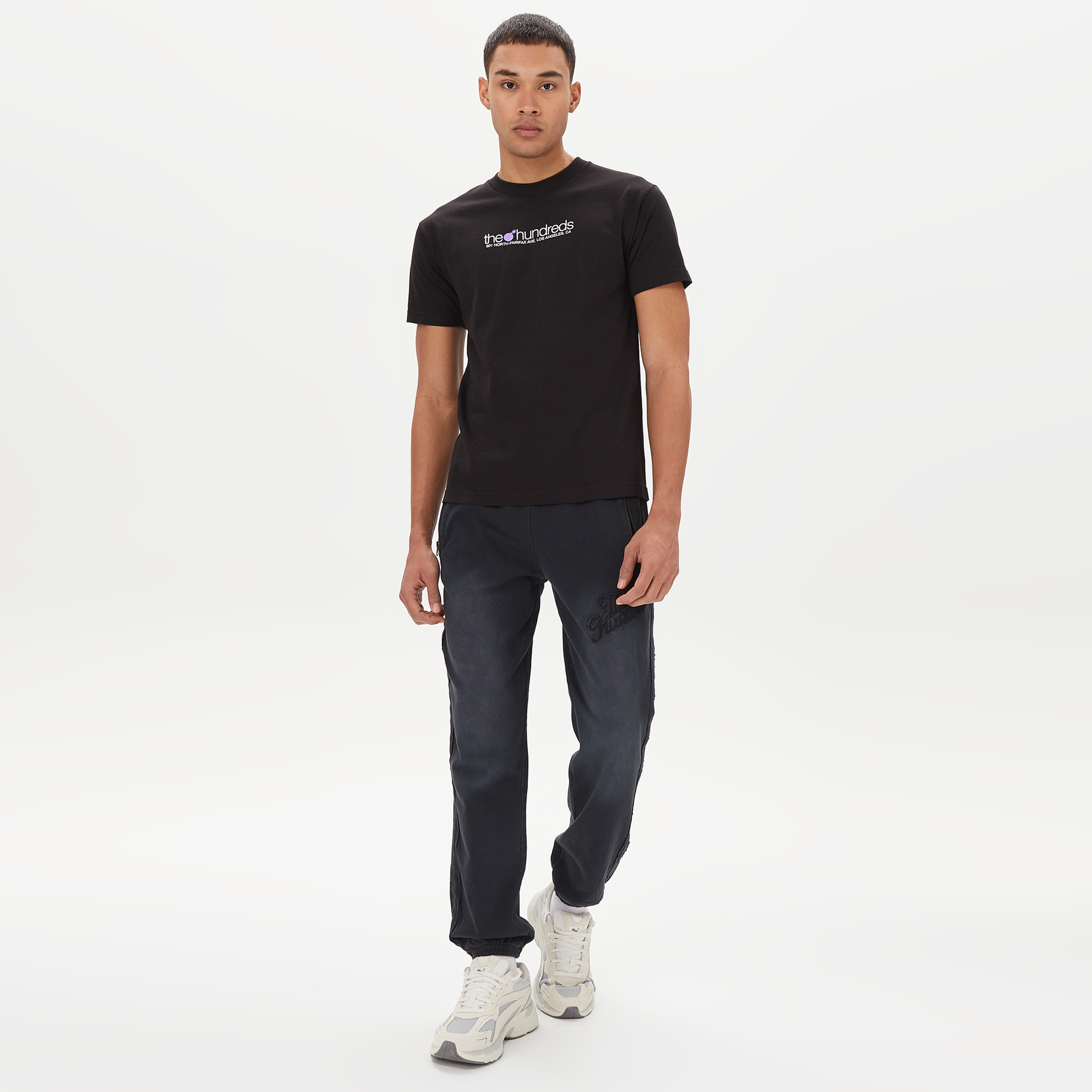 The Hundreds Edge Erkek Siyah Eşofman Altı