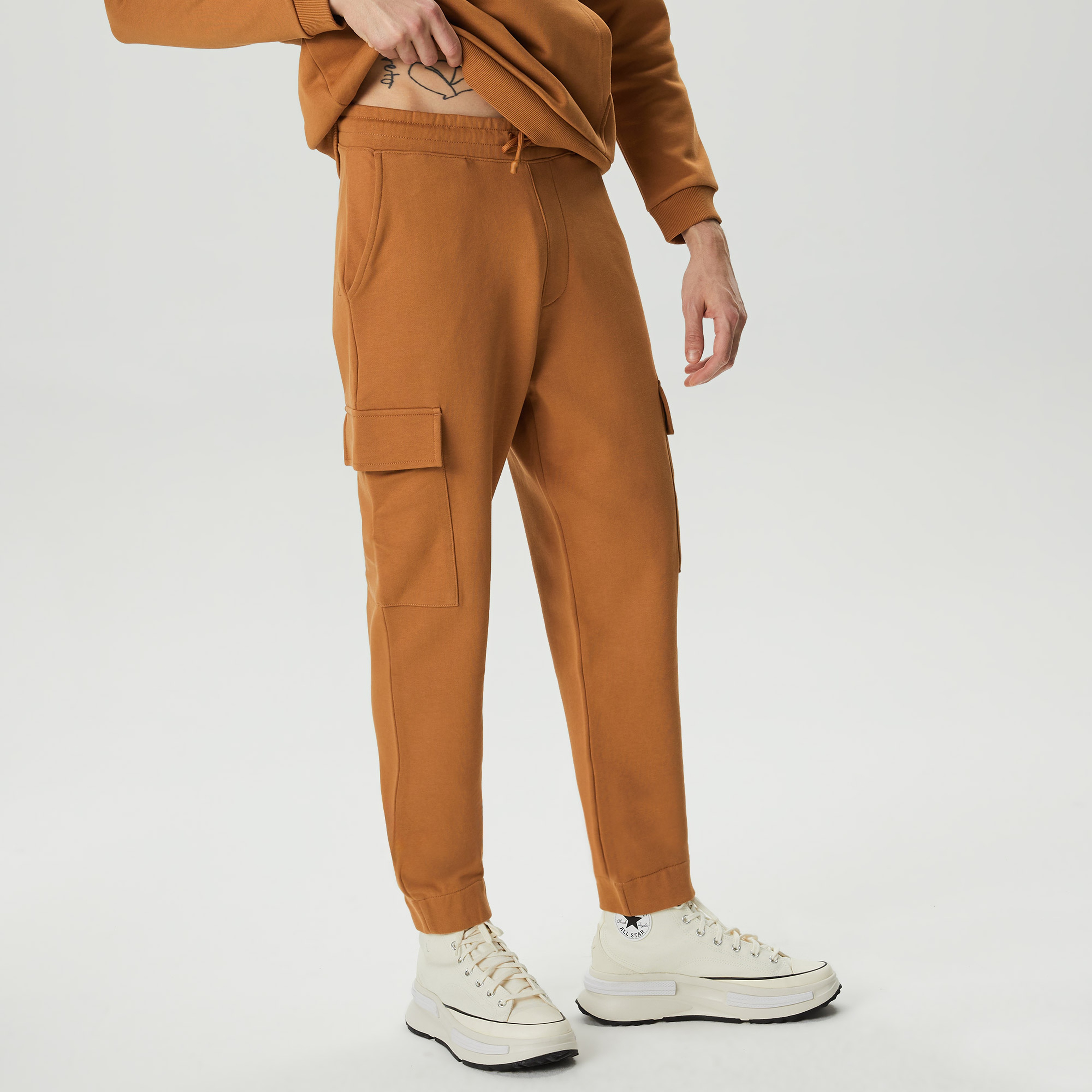 UNITED4 Erkek Kahverengi Eşofman Altı