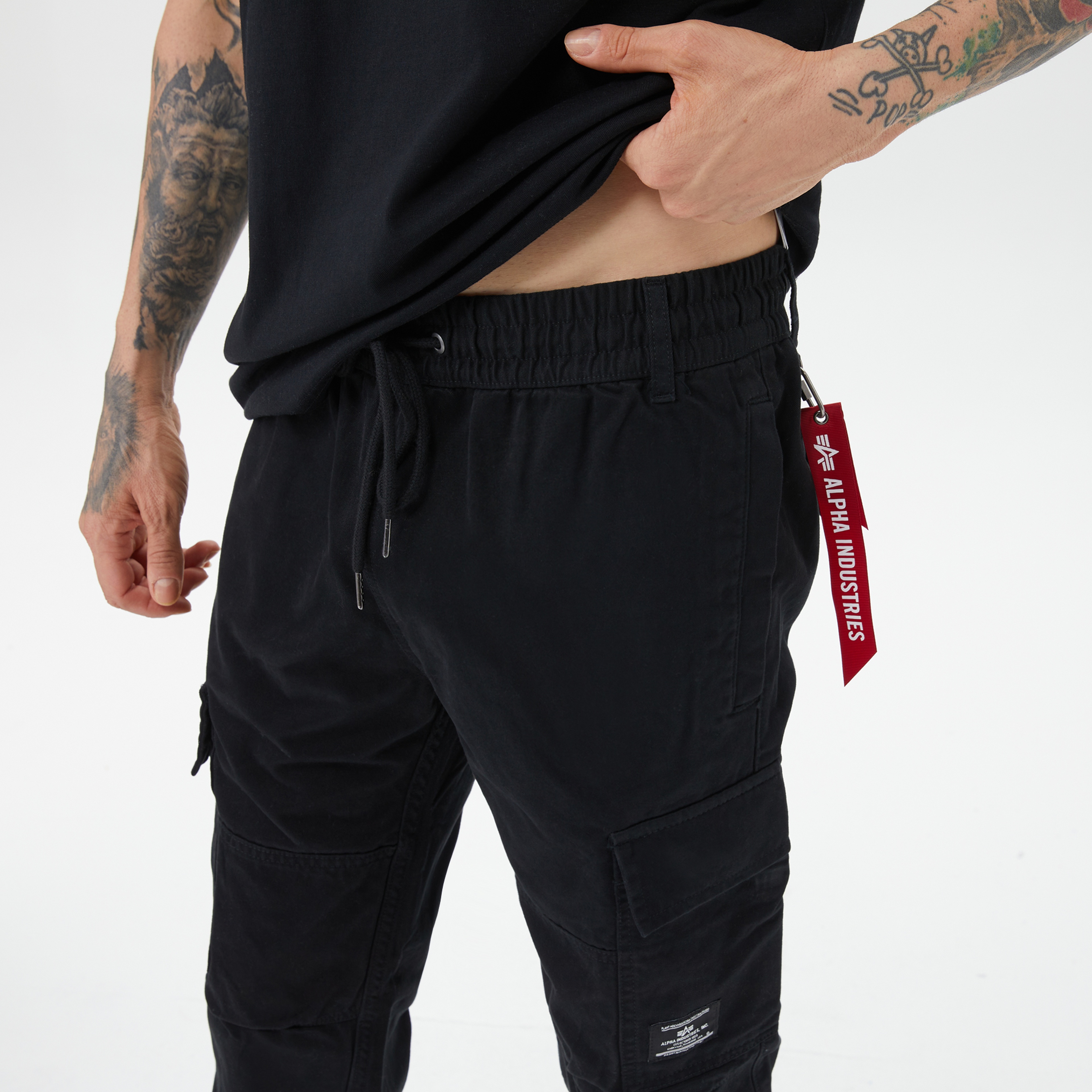 Alpha Industries Cotton Jogger Erkek Siyah Pantolon