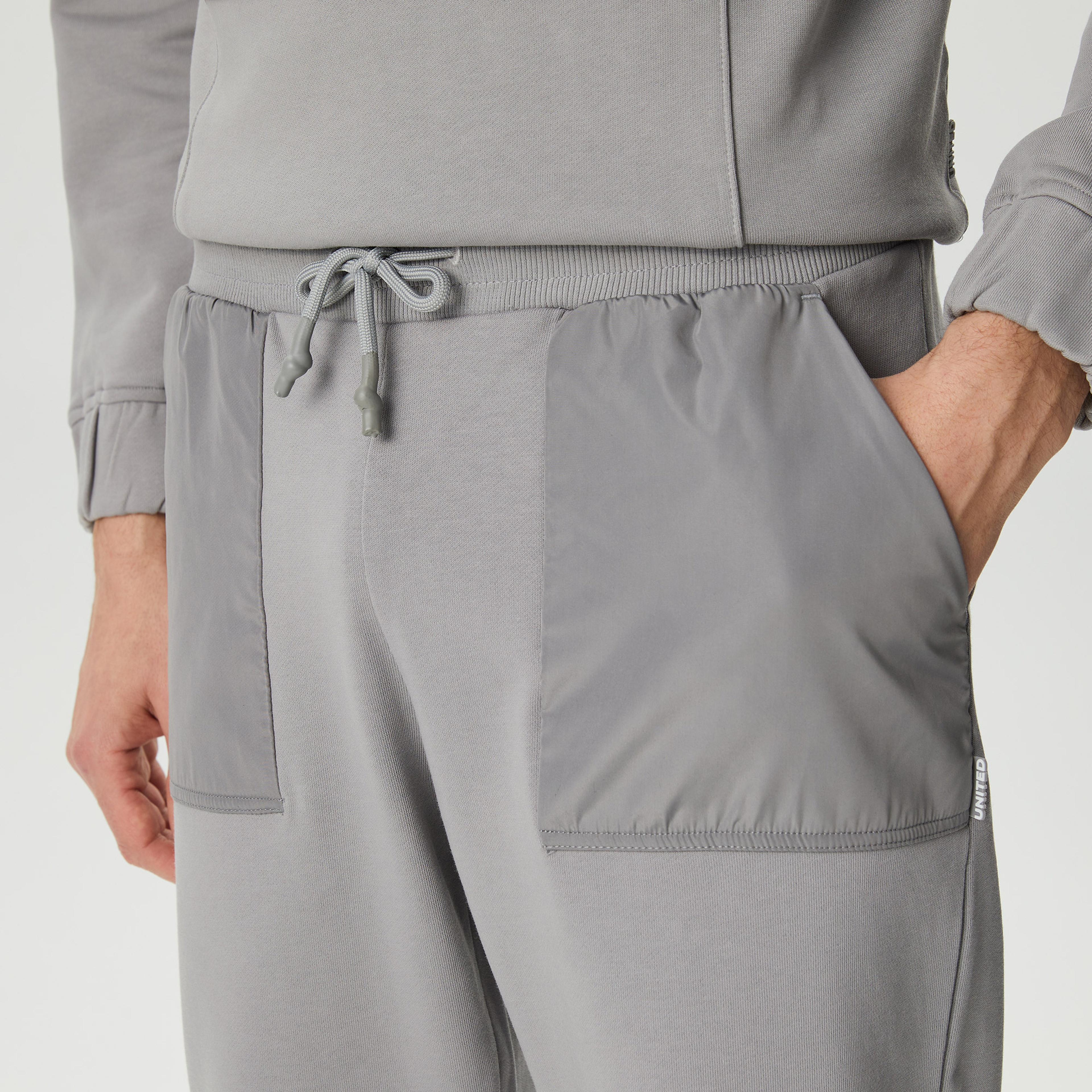 UNITED4 Erkek Gri Eşofman Üstü