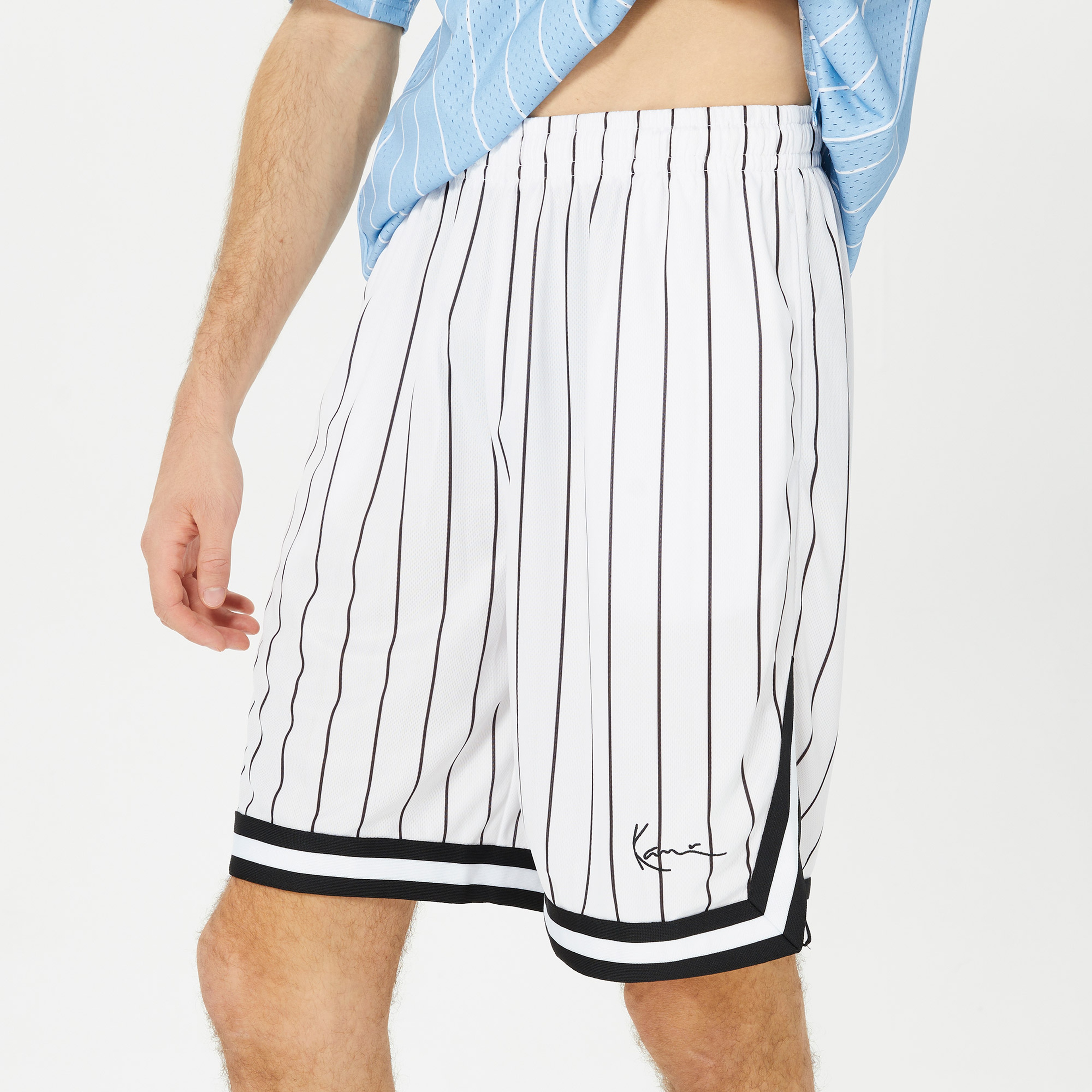 Karl Kani Small Signature Beyaz Erkek Şort