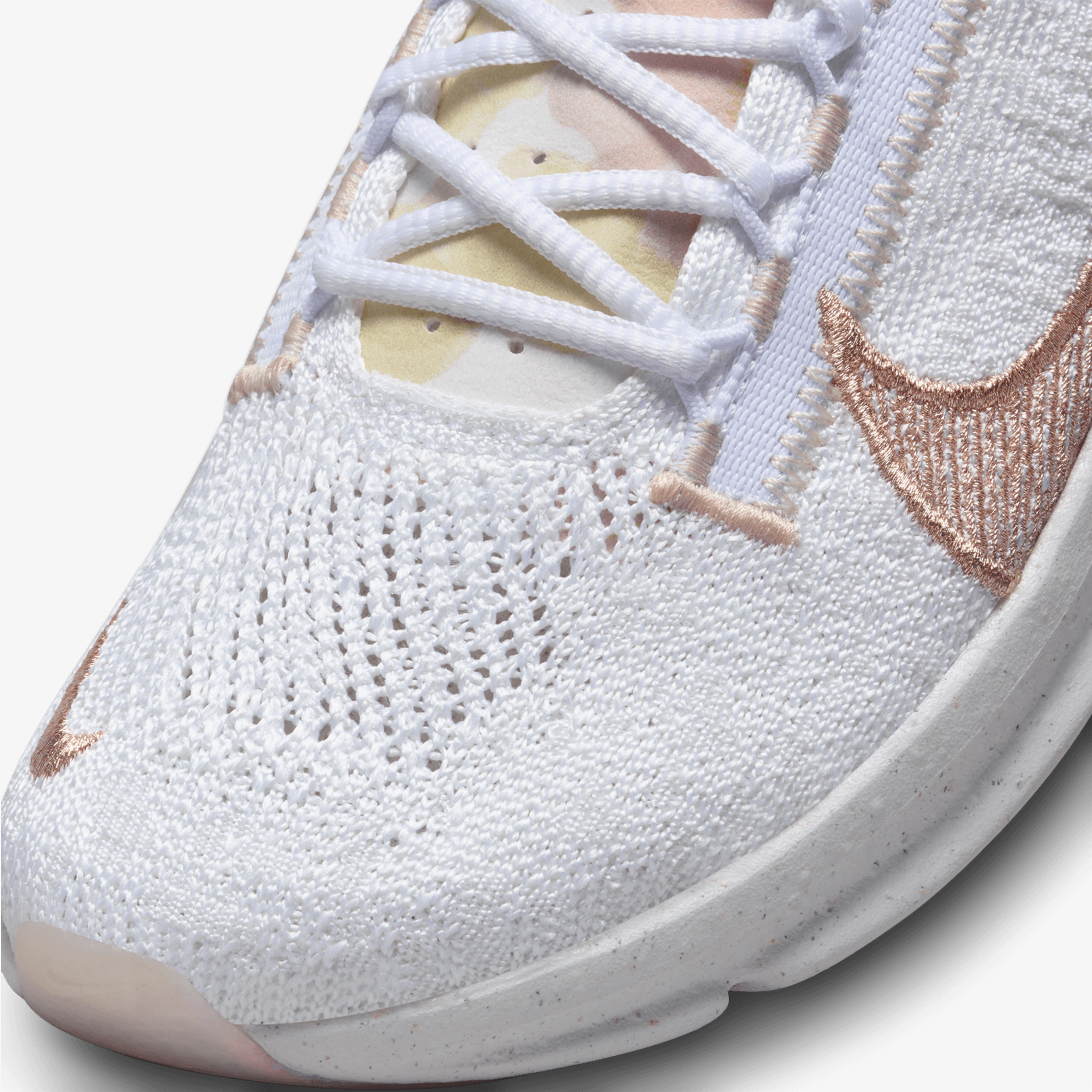 Nike SuperRep Go 3 Next Nature Flyknit Kadın Bej Antrenman Ayakkabısı