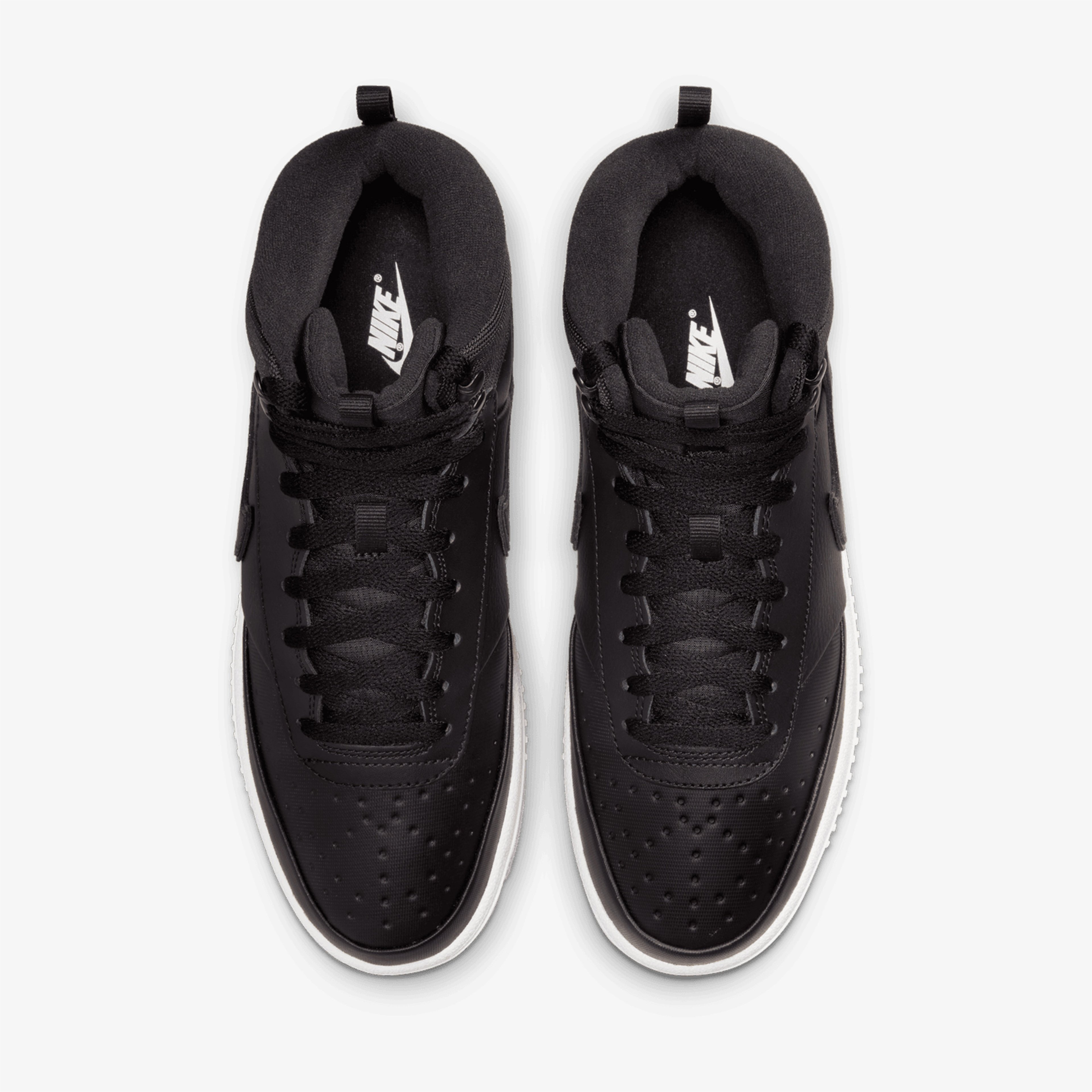 Nike Court Vision Mid Winter Erkek Siyah Sneaker